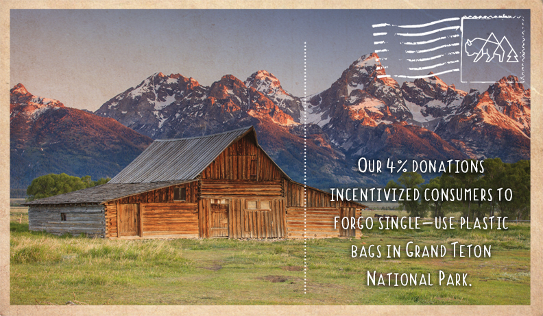 Reusable Bags in Grand Teton National Park