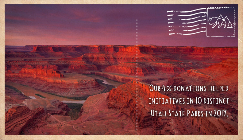 Helping initiatives in 10 distinct Utah State Parks in 2019