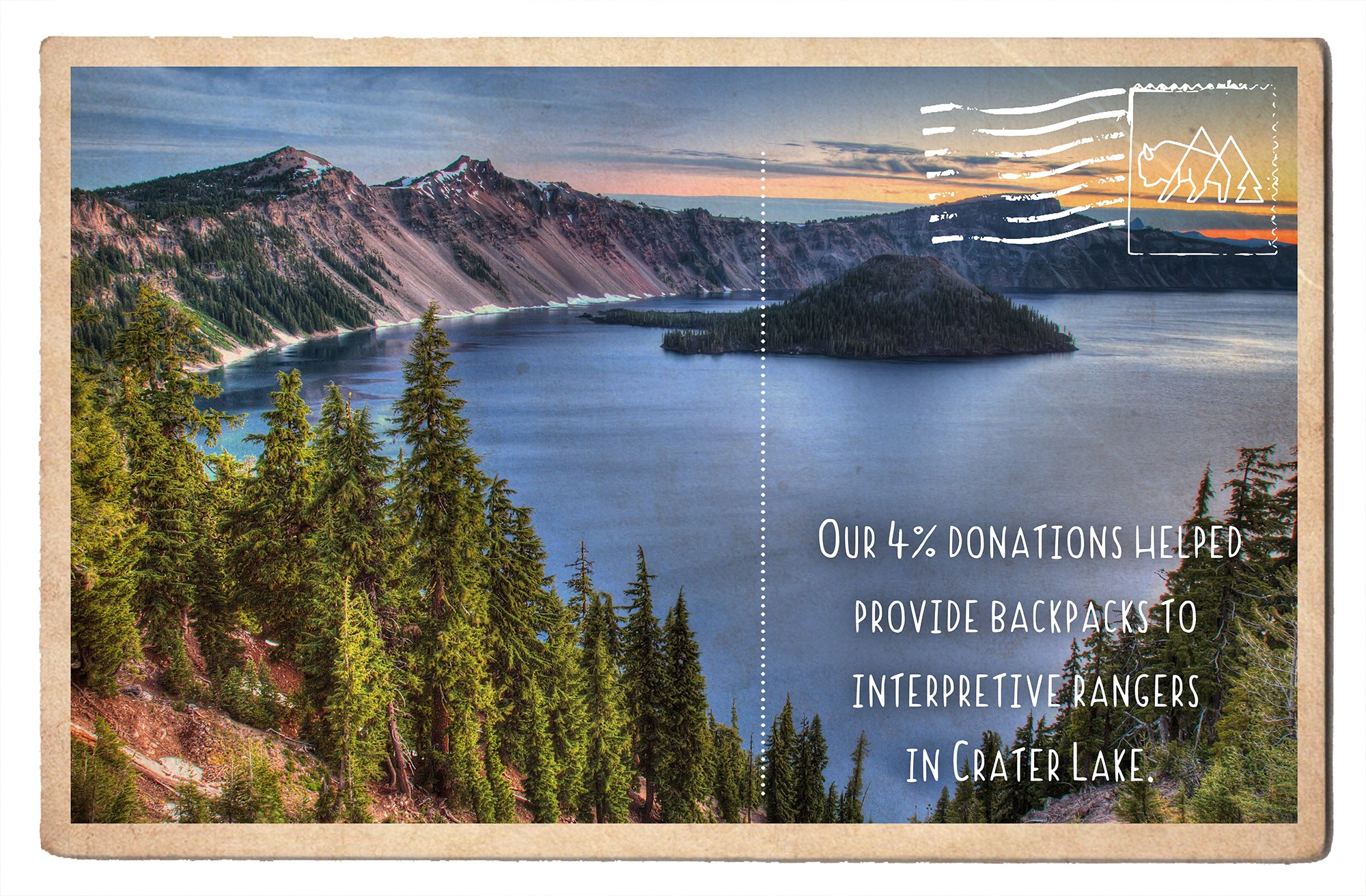 Backpacks and Night Sky Equipment at Crater Lake