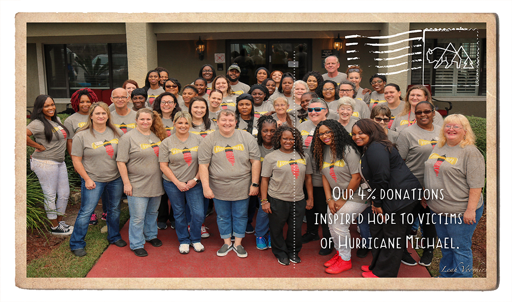 Inspired hope to Hurricane Michael Victims