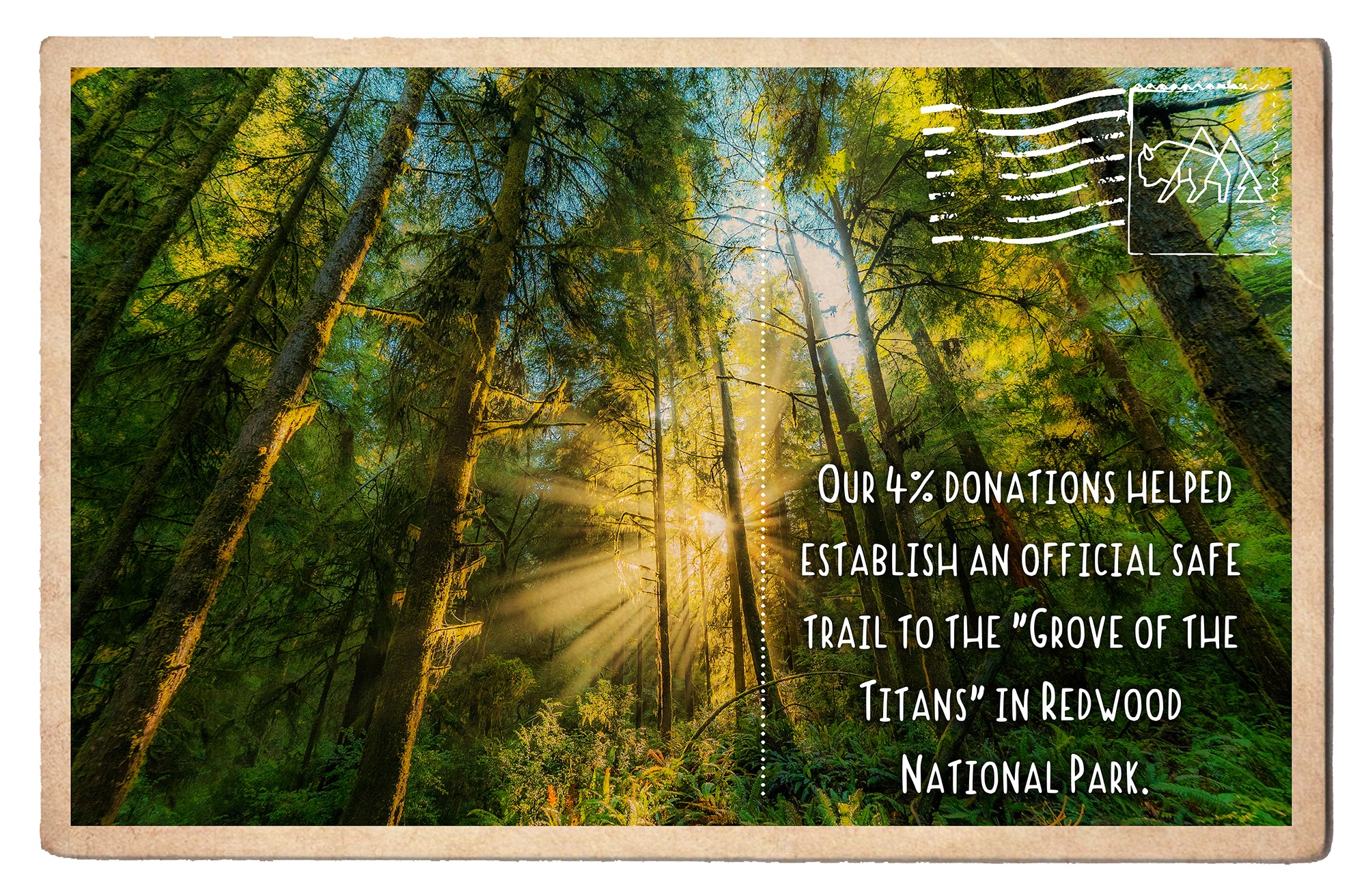 Official Safe Trail to the Grove of the Titans in Redwood NP