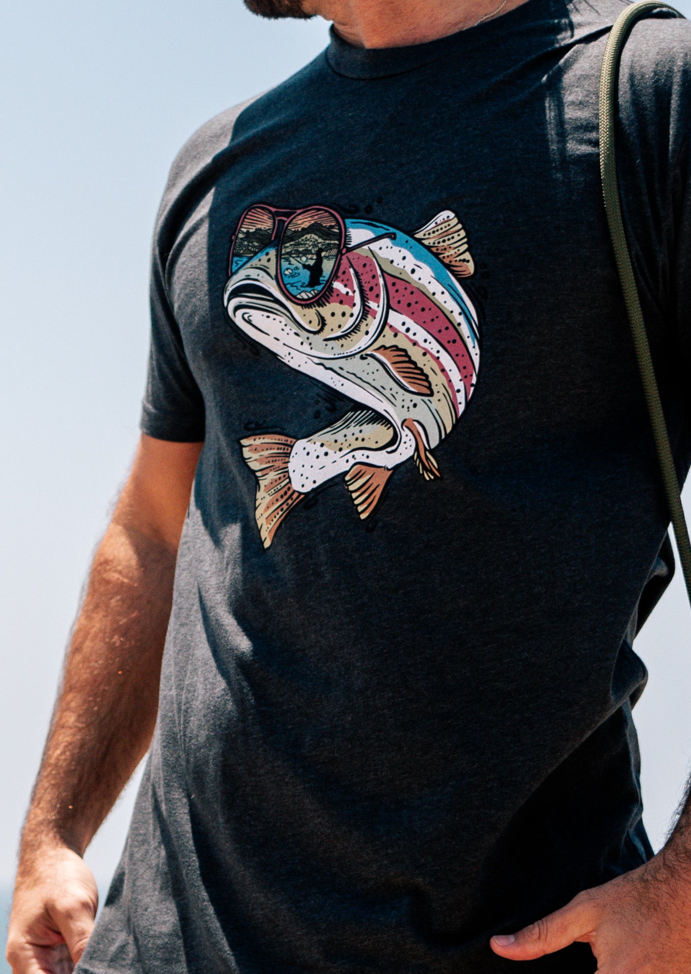 Miami Vice Rainbow Trout T-Shirt
