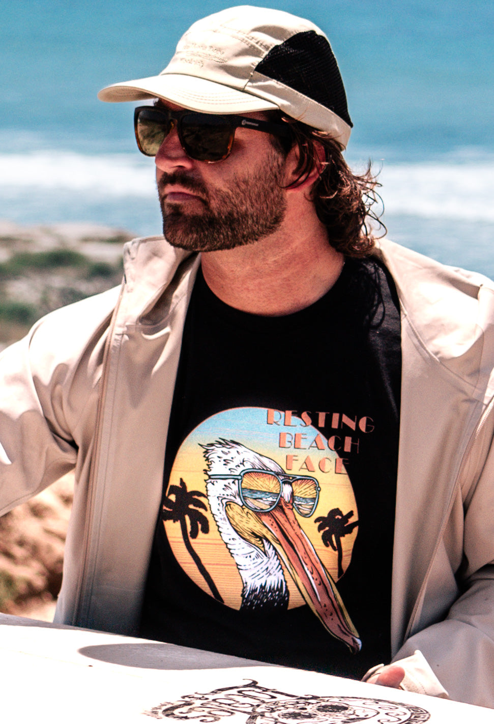 Resting Beach Face T-Shirt
