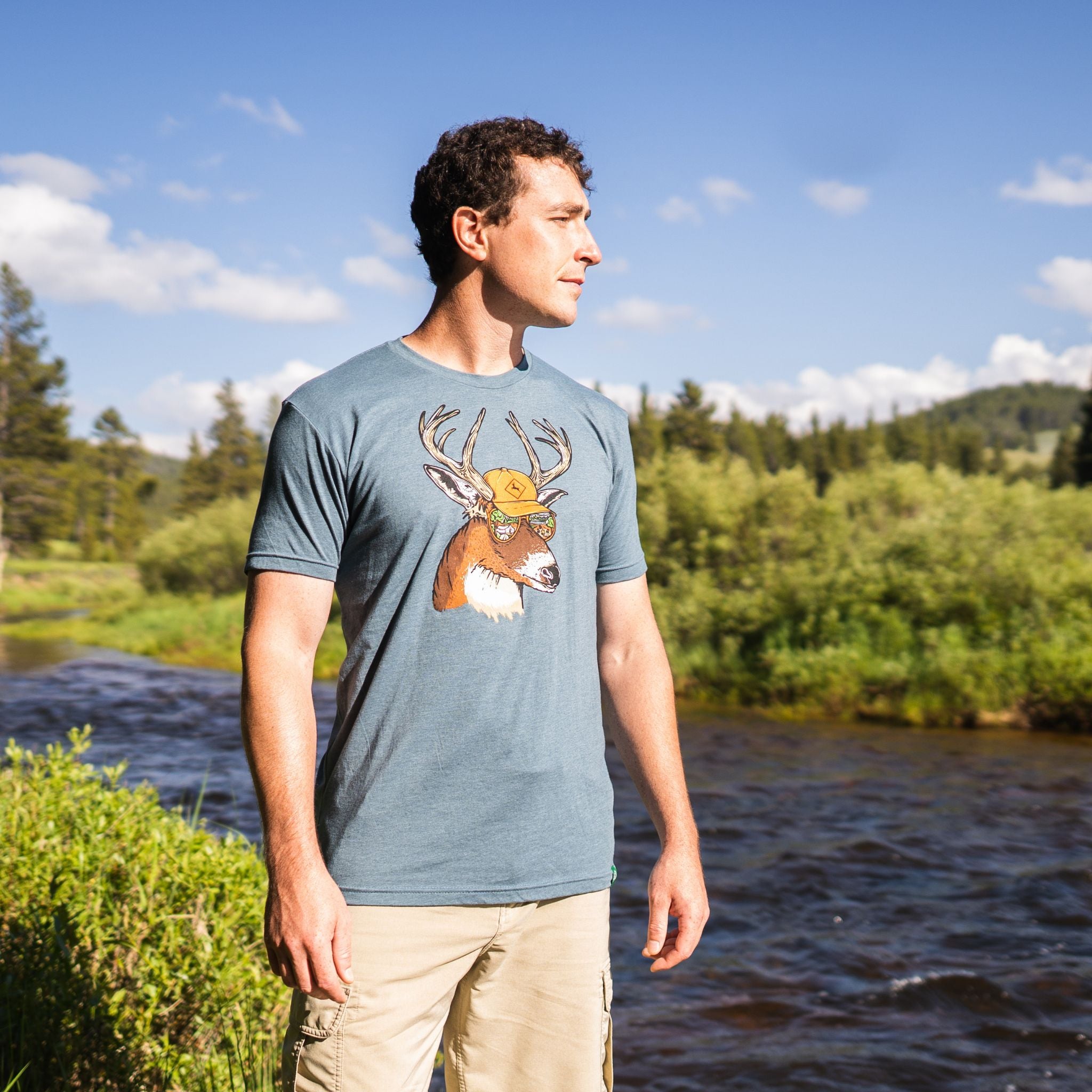 Huck The Groovy Buck T-Shirt