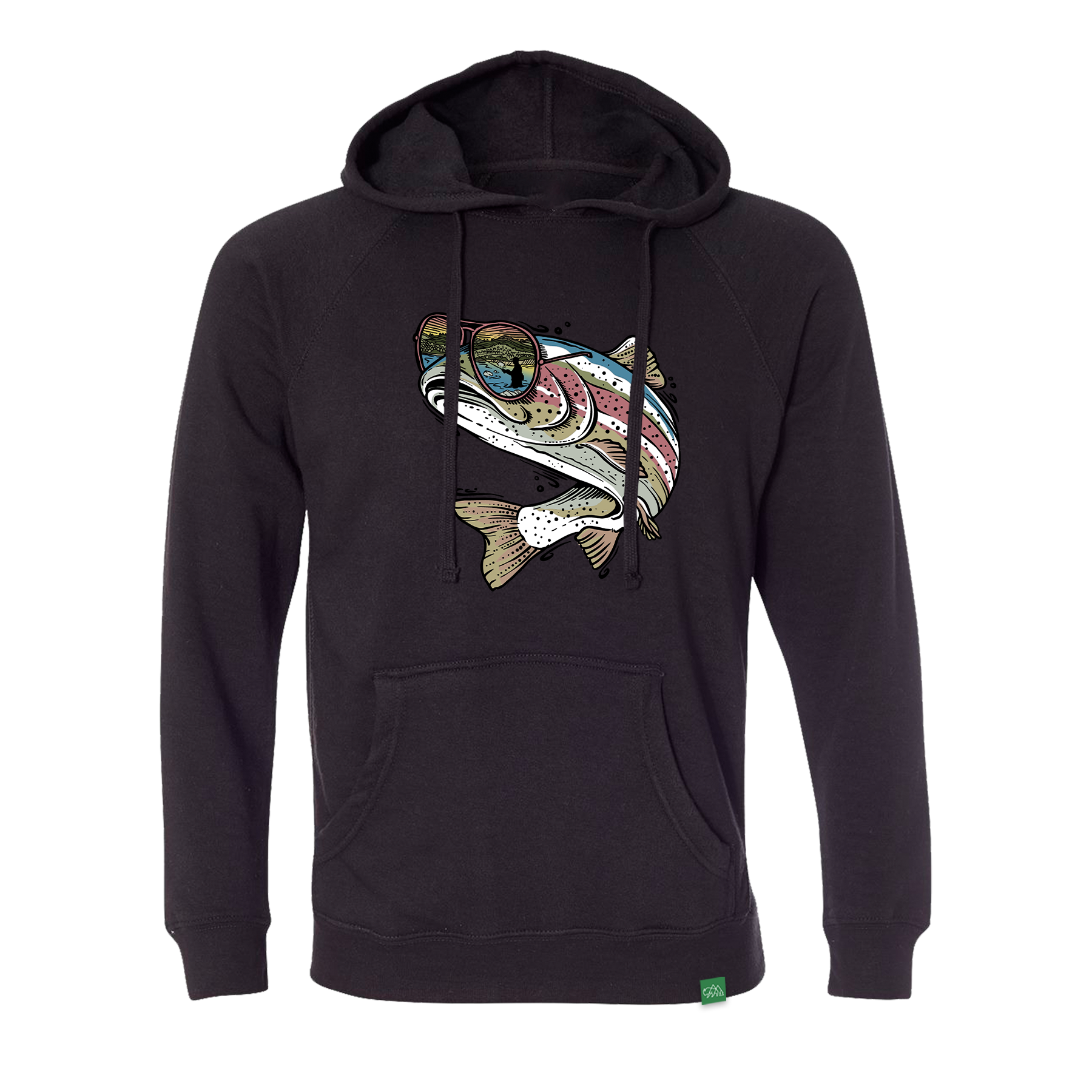 Miami Vice Rainbow Trout Hoodie