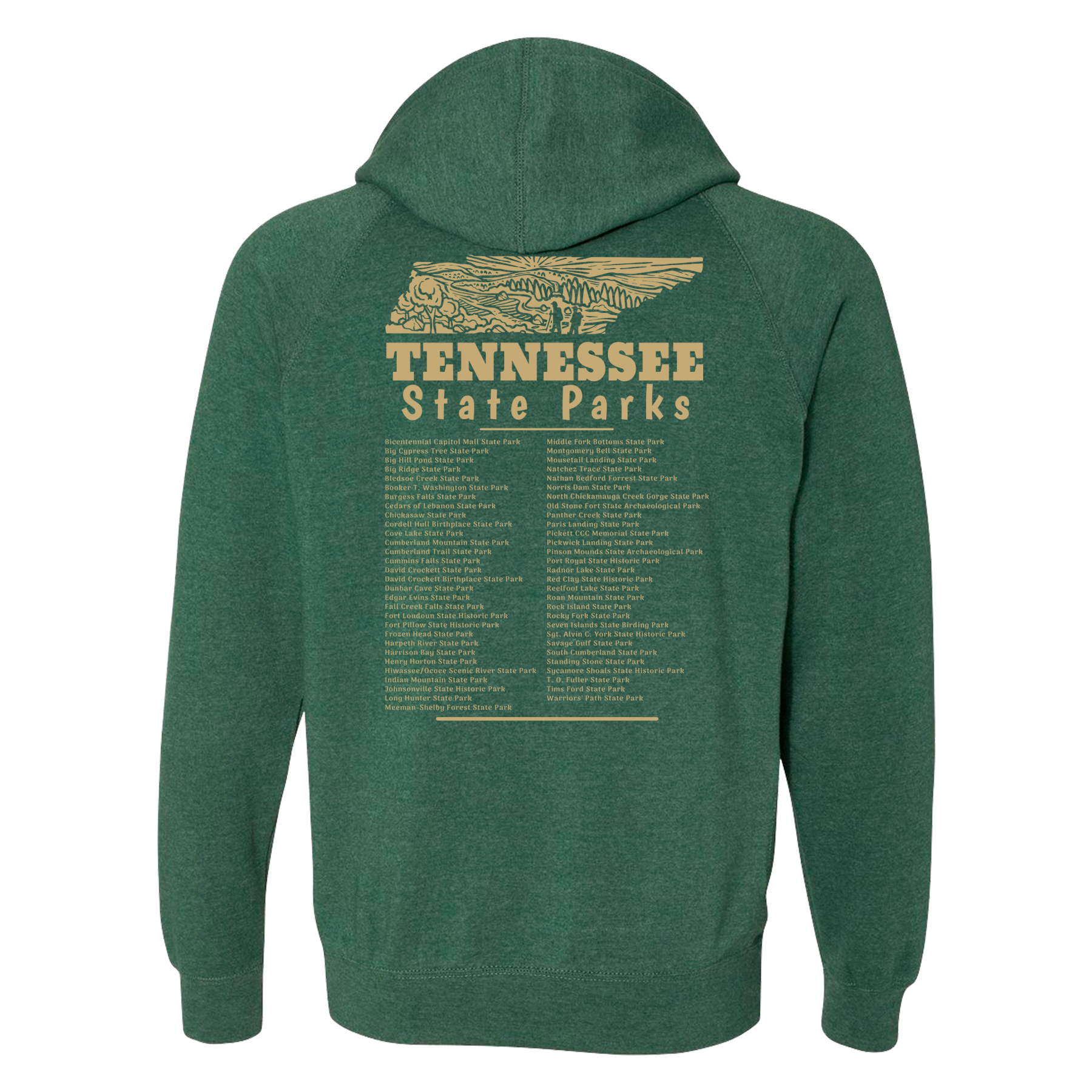 Ranger Ramble TN State Parks Raccoon Hoodie