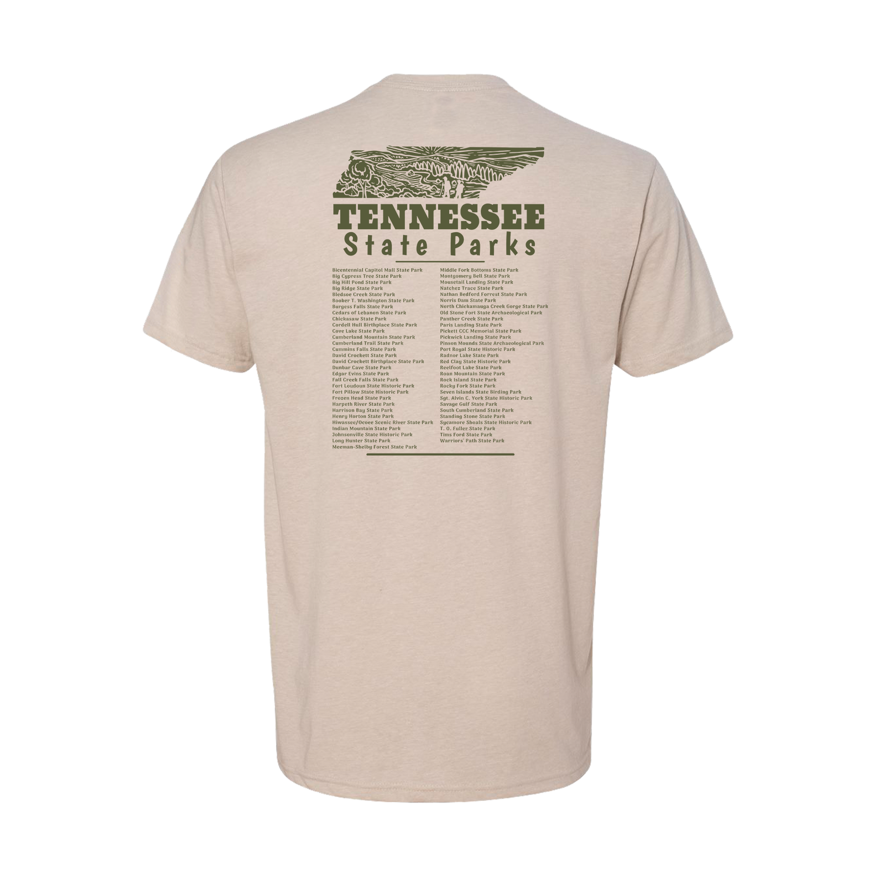 Ranger Ramble TN State Parks Raccoon T-Shirt