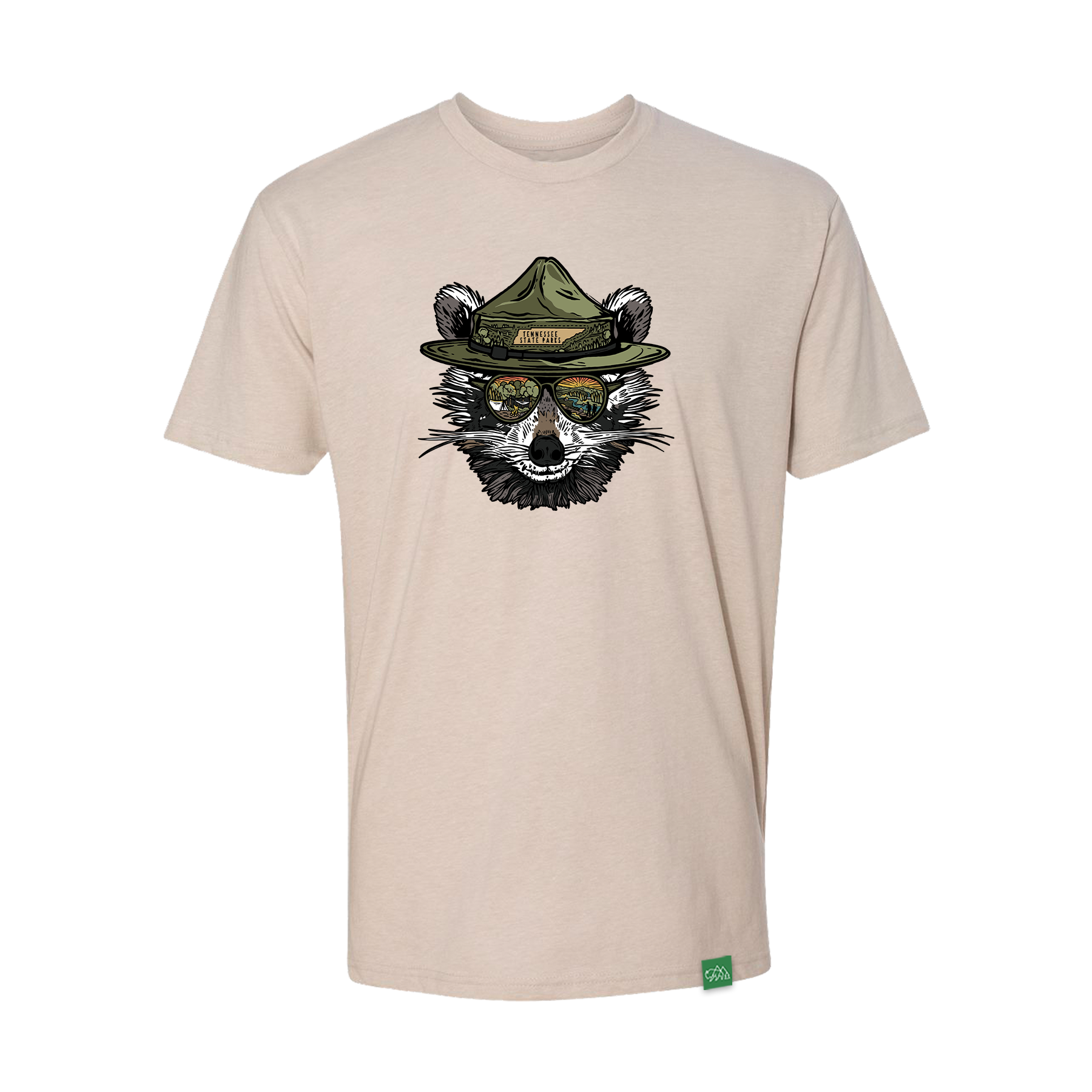 Ranger Ramble TN State Parks Raccoon T-Shirt