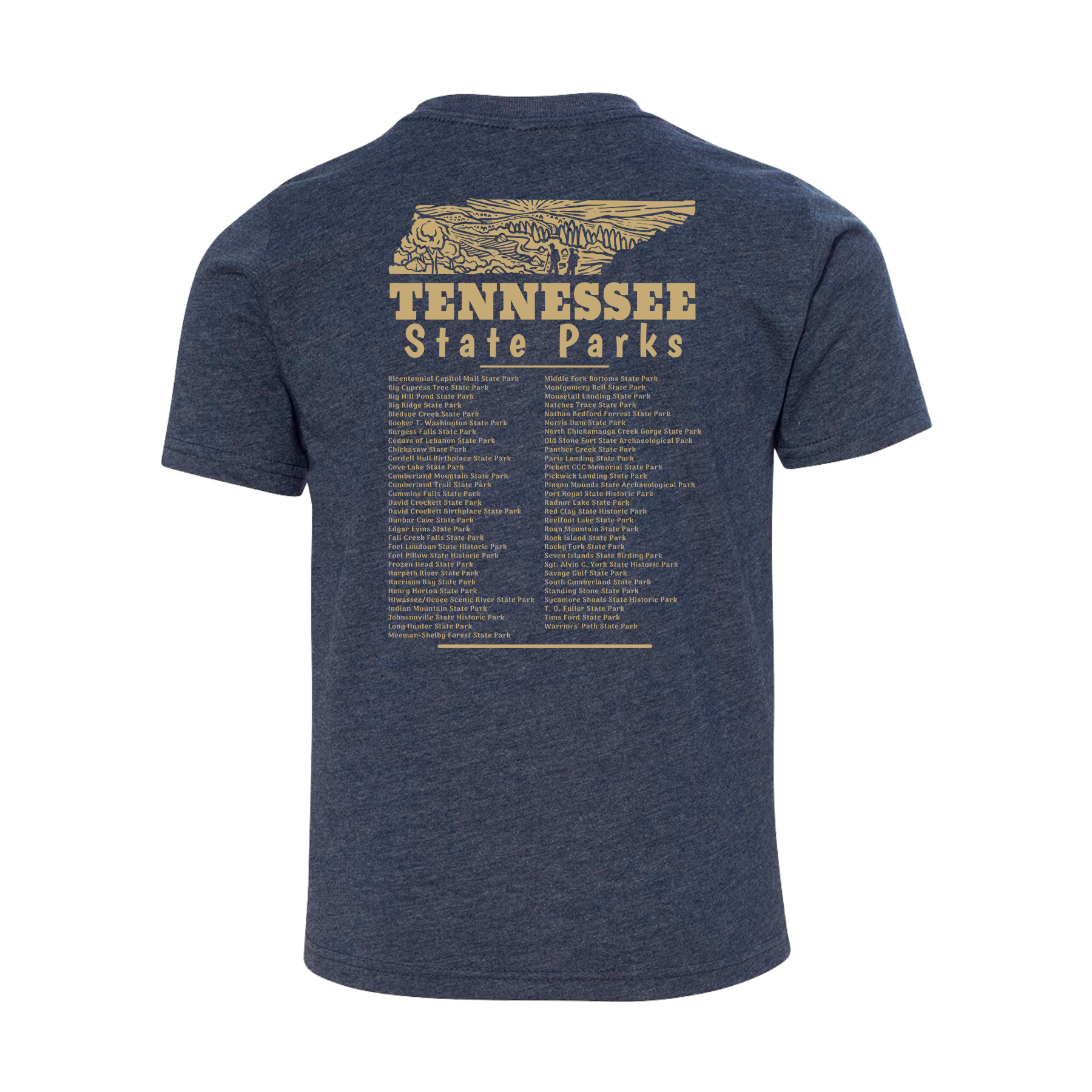 Ranger Ramble TN State Parks Raccoon Youth T-Shirt
