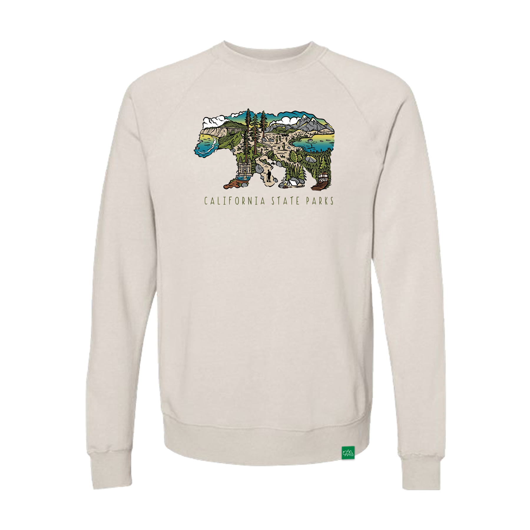 California State Parks Color Bear Sweatshirt