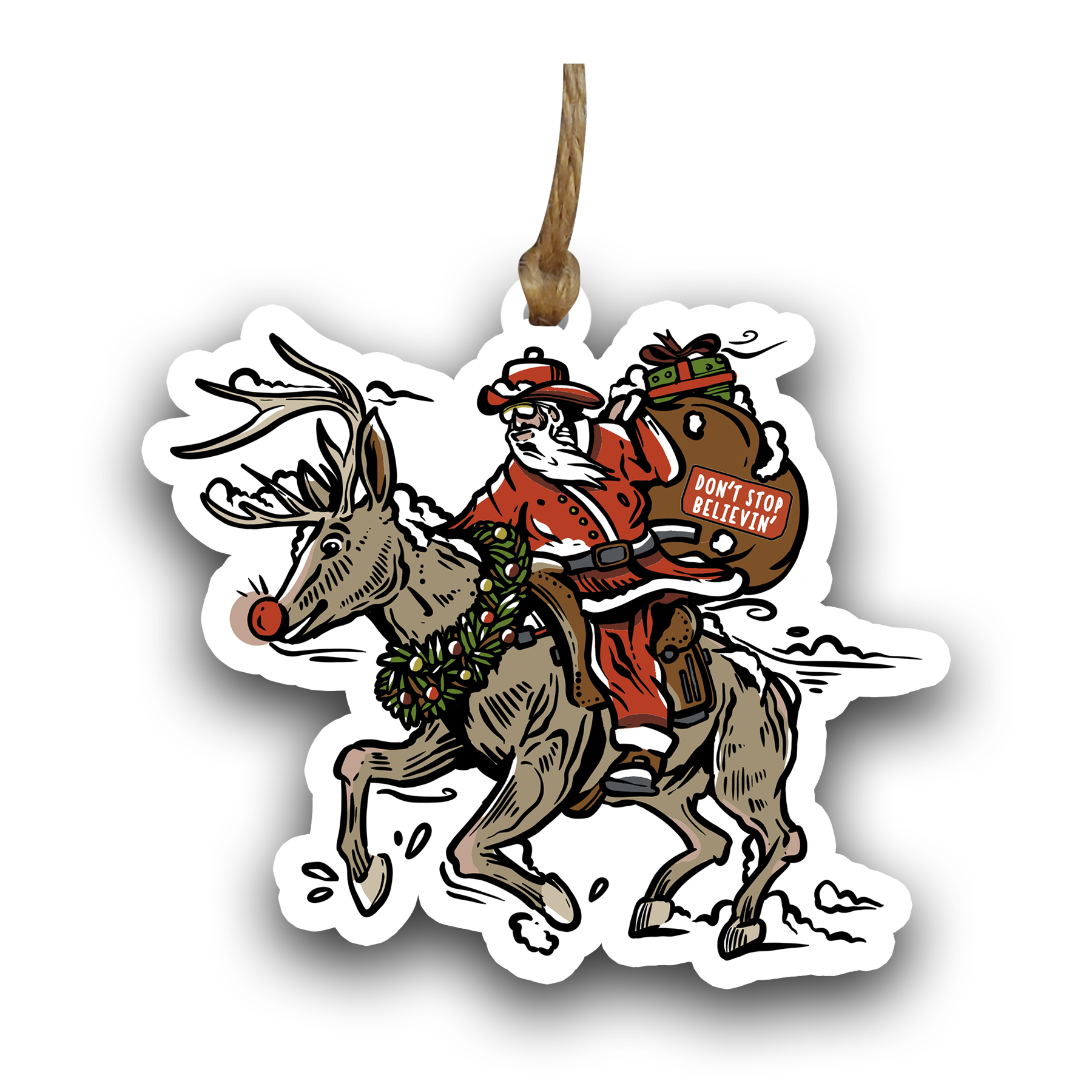 Don't Stop Believin' Acrylic Ornament