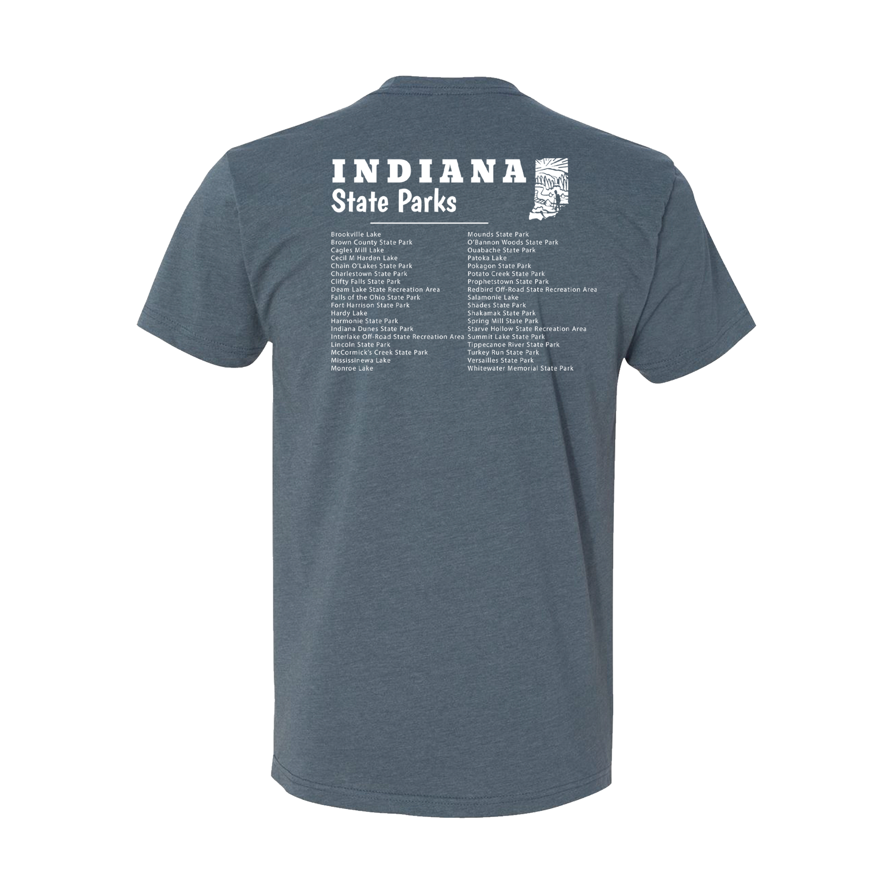 Indiana State Parks Panorama T-Shirt