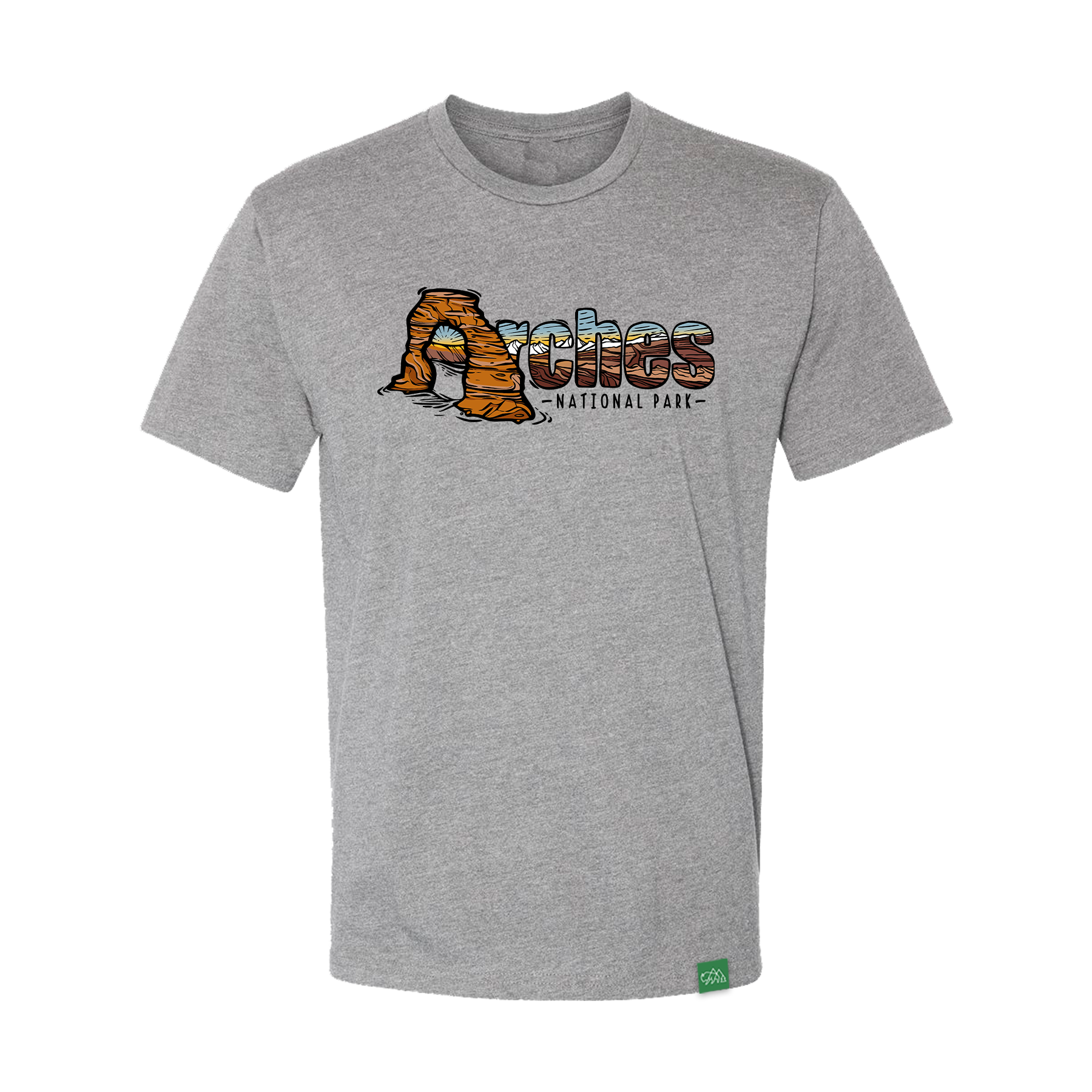 Arches Word Art T-Shirt