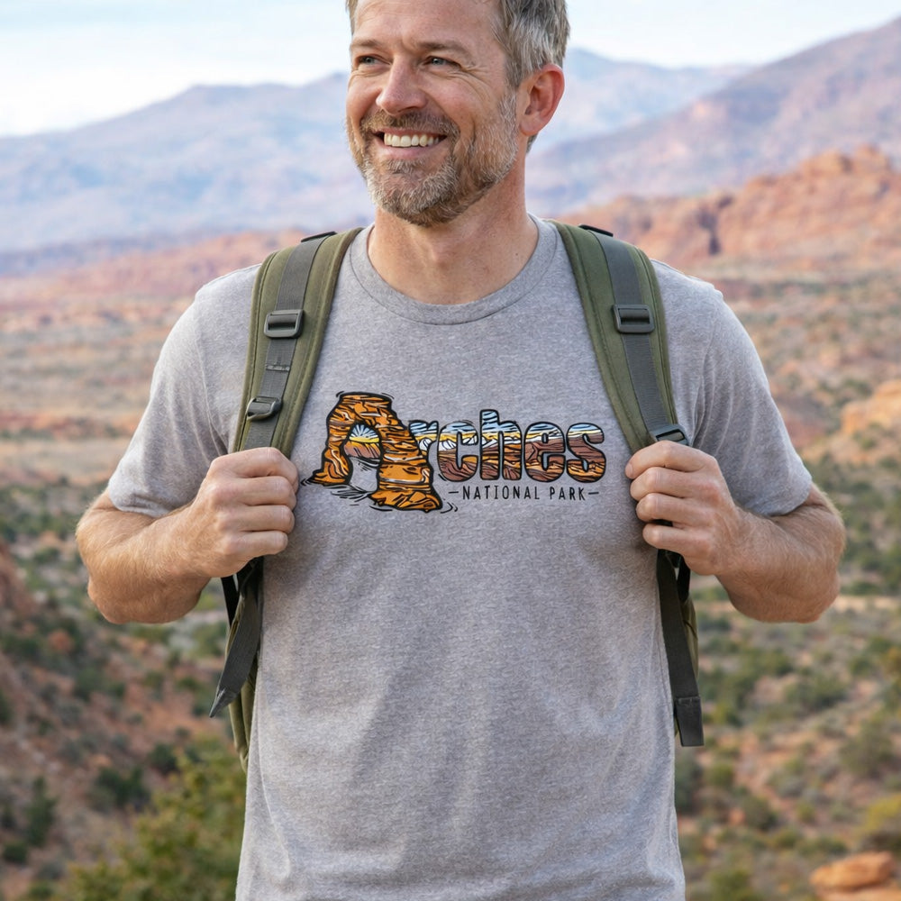 Arches Word Art T-Shirt