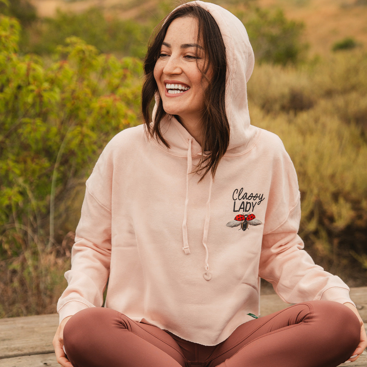 Classy Lady Crop Hoodie