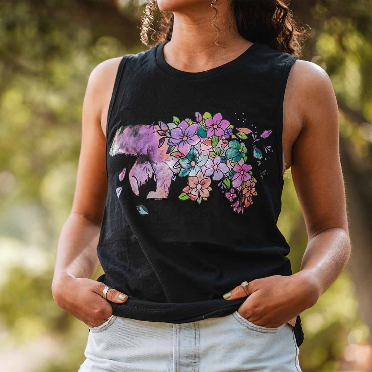 Filled With Love Women's Muscle Tank Top