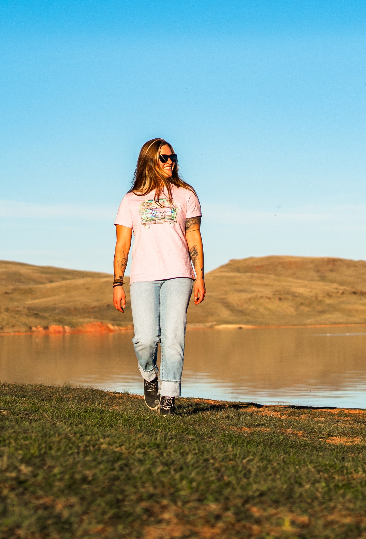 Girls Just Wanna Have Dogs Women's Relaxed T-Shirt