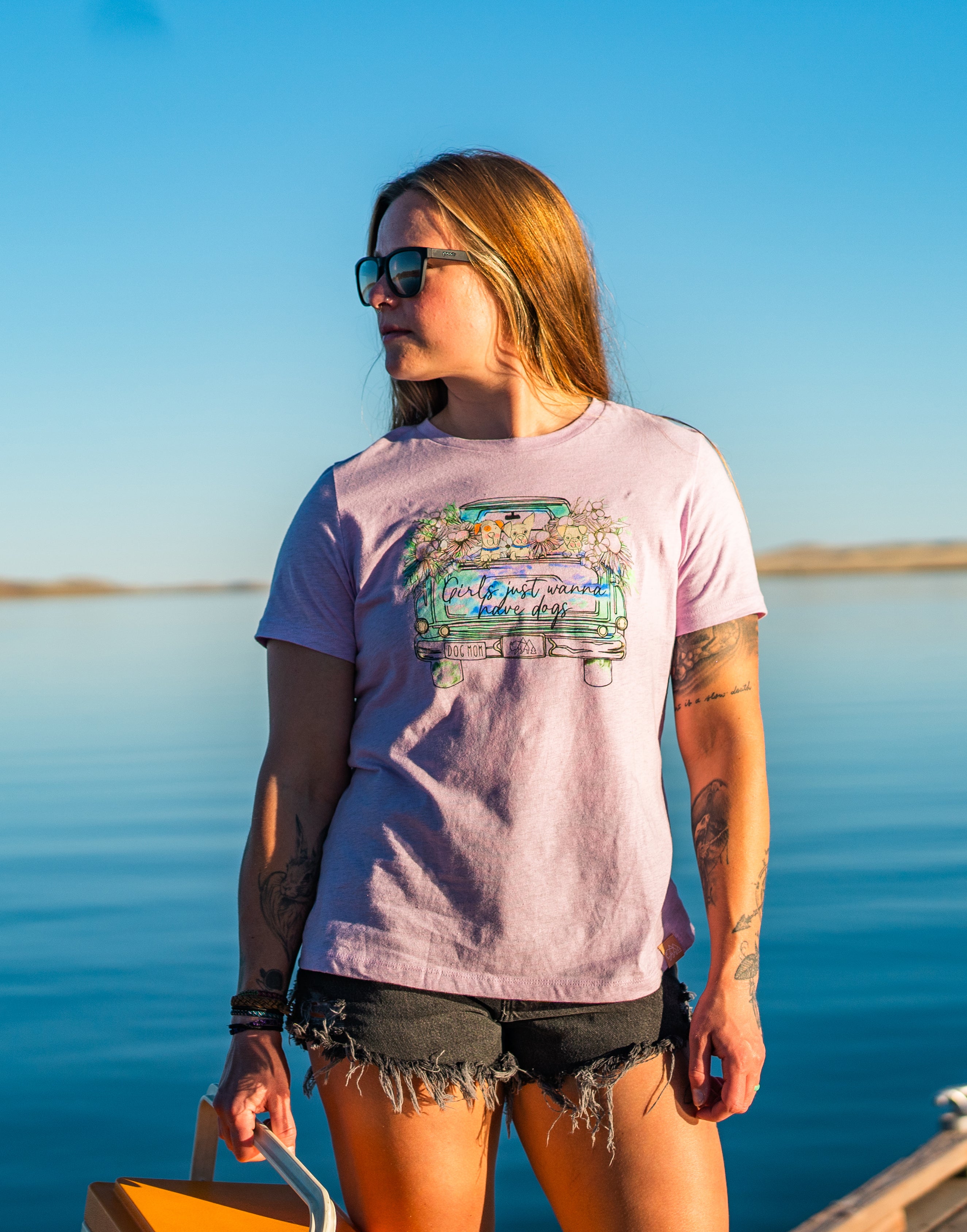 Girls Just Wanna Have Dogs Women's Relaxed T-Shirt