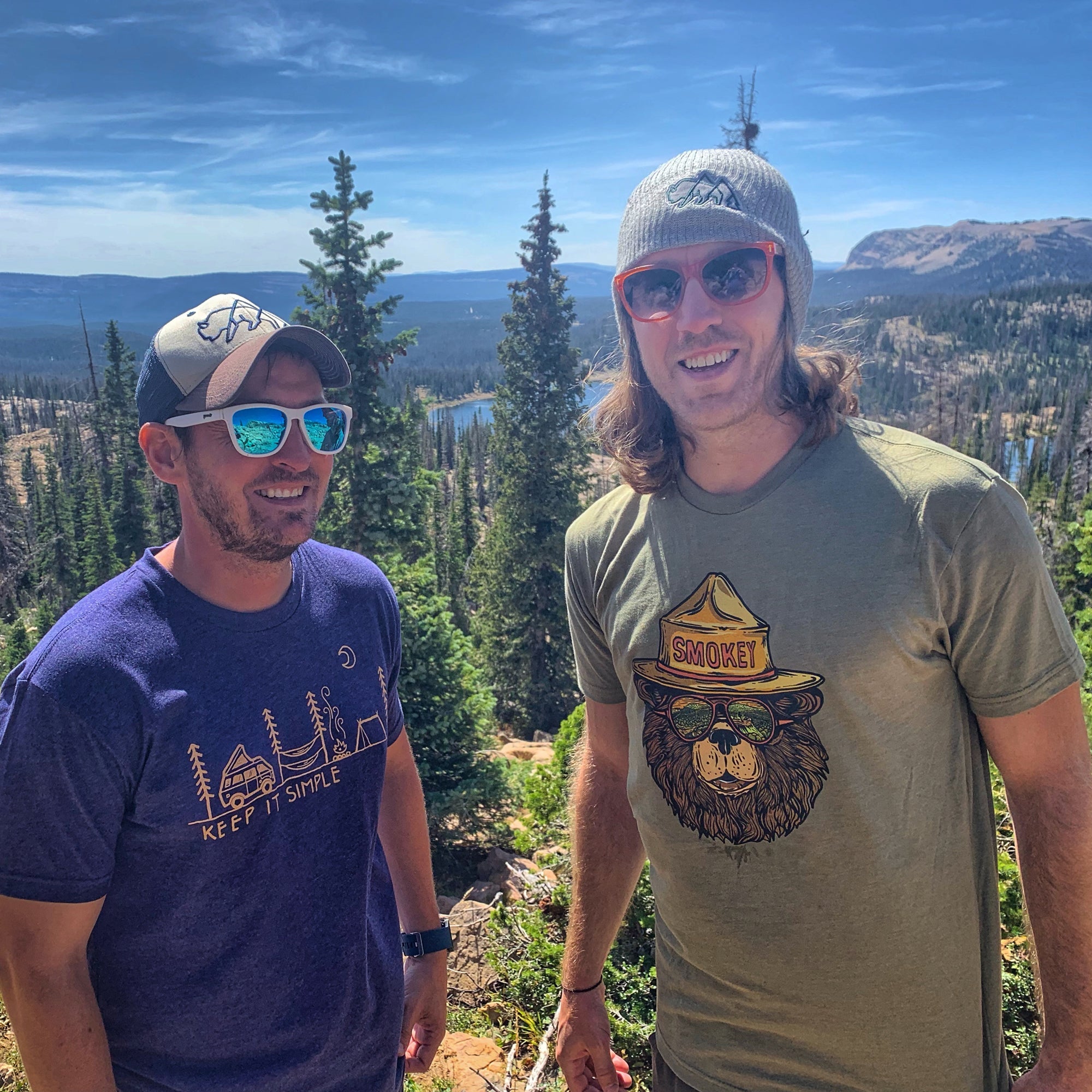 Smokey Groovy Bear T-Shirt (Olive)
