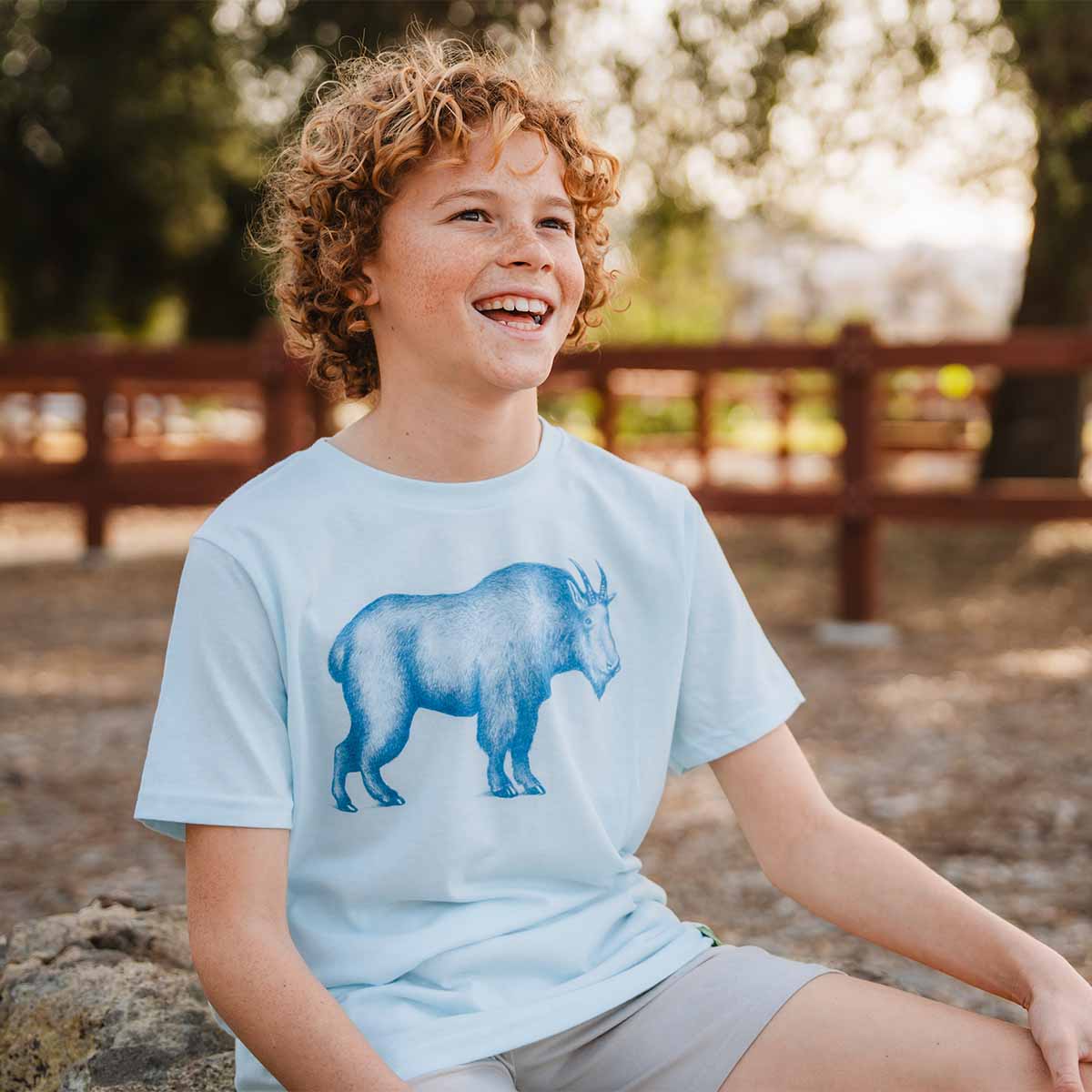 Mountain Goat Sketch Youth T-Shirt