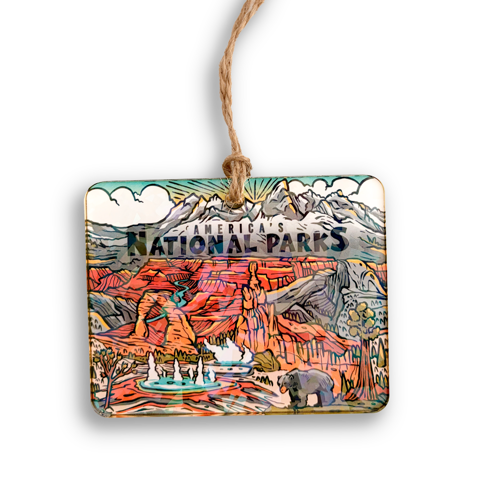 National Parks Celebration Acrylic Holograph Ornament