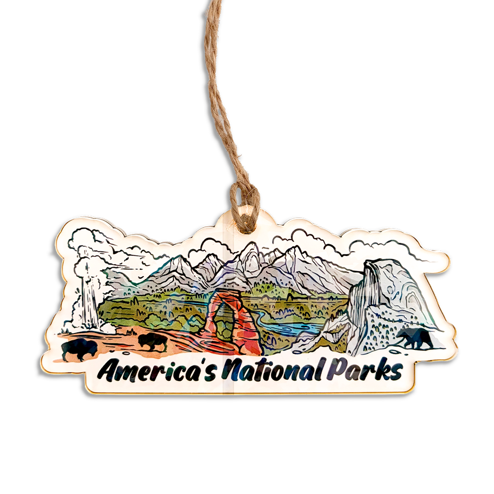 Americas National Parks Acrylic Holograph Ornament