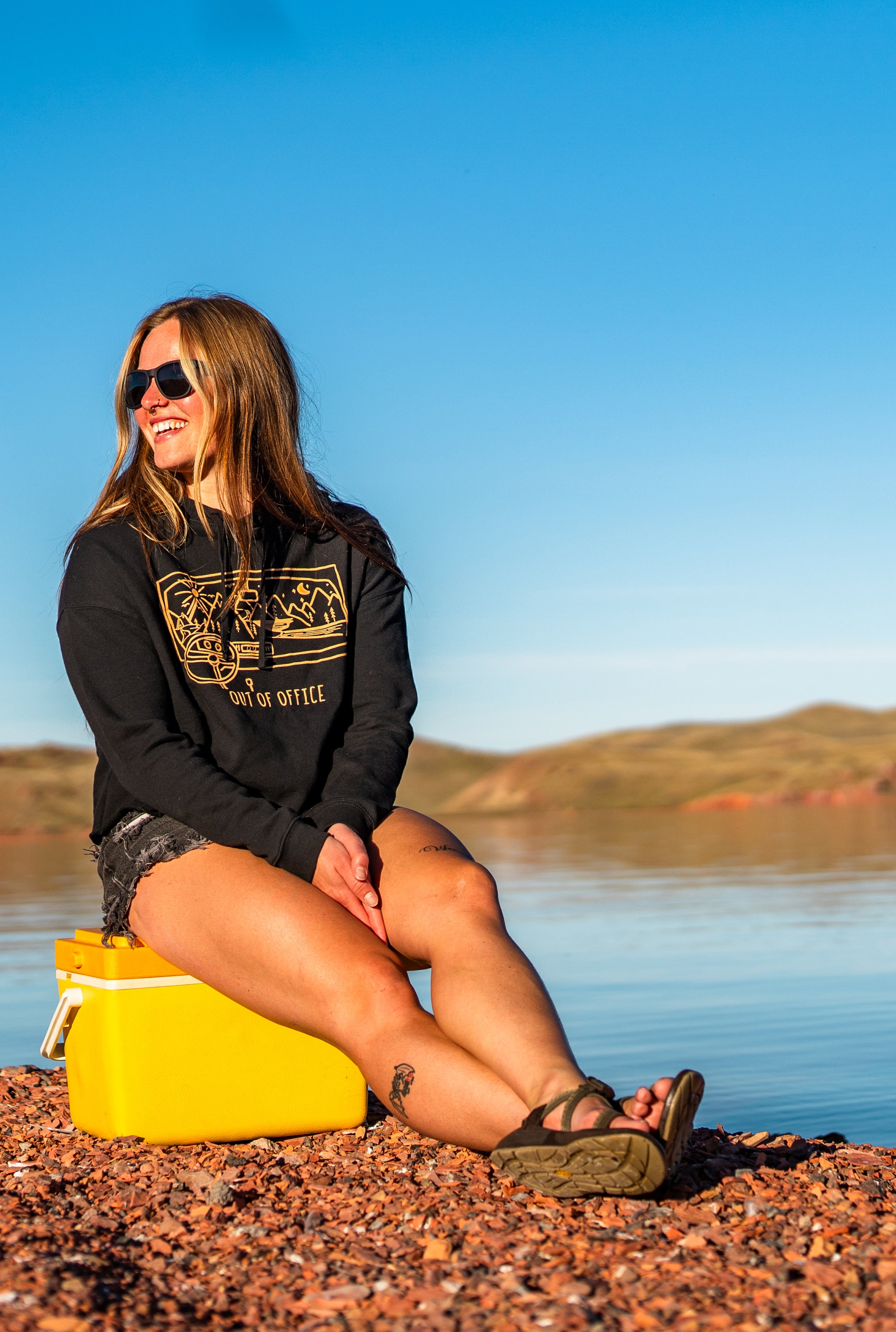 Out of Office Women's Crop Hoodie