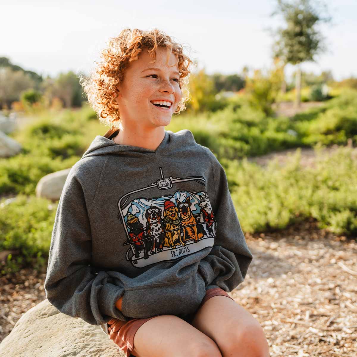 Ski Bums Youth Hoodie
