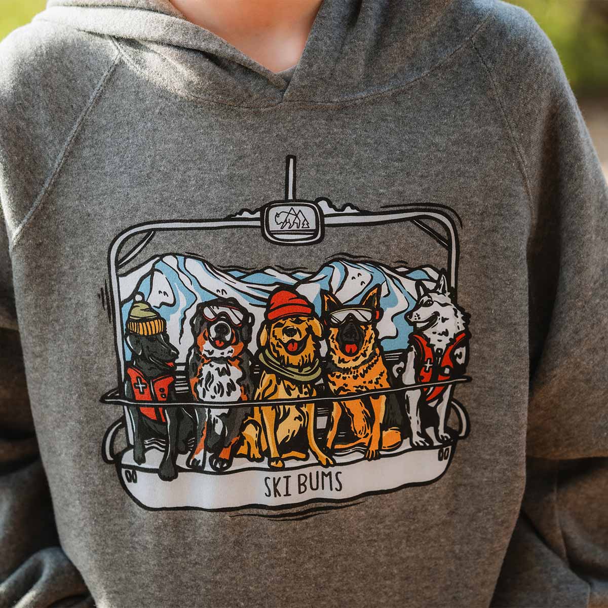 Ski Bums Youth Hoodie