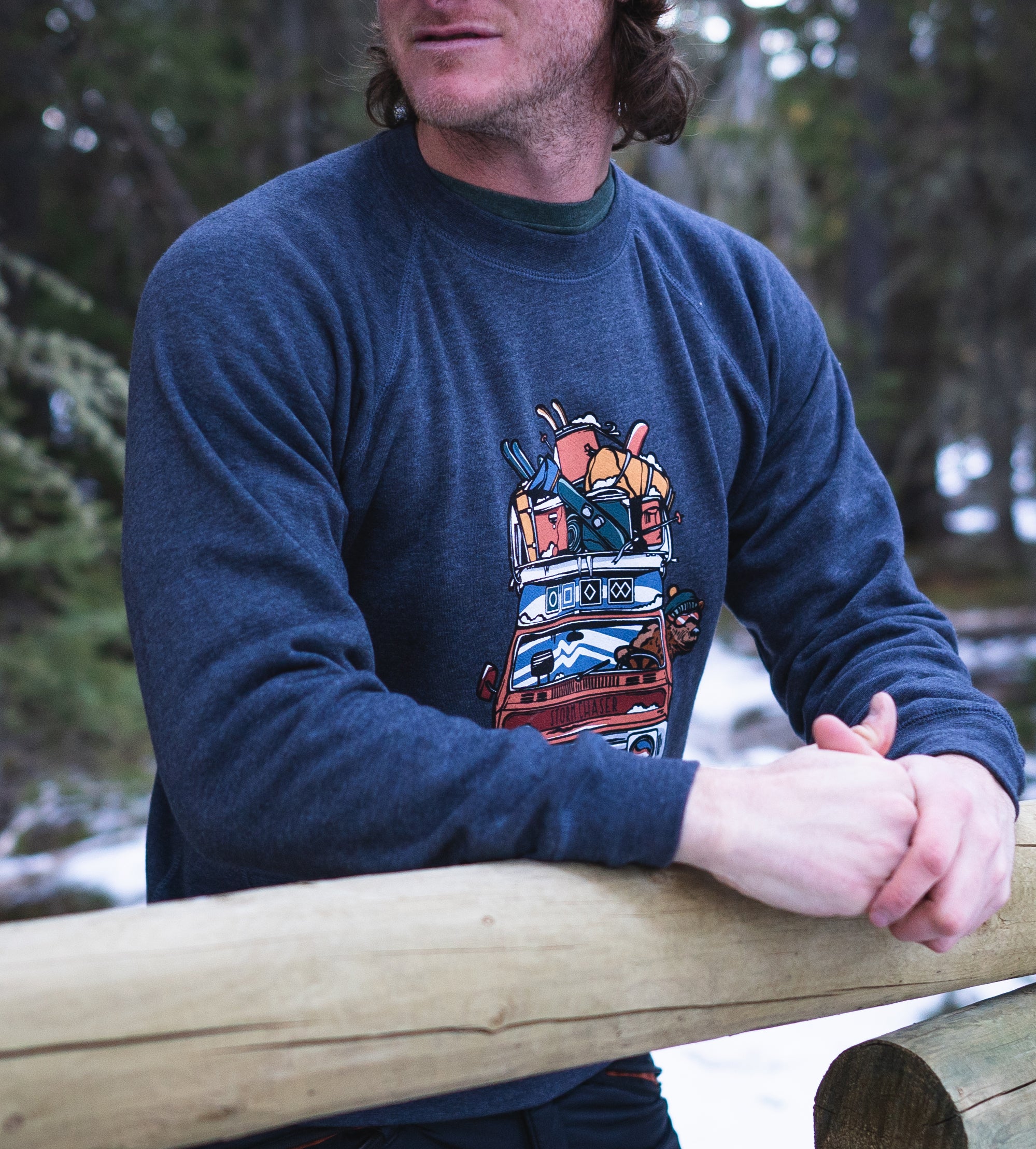 Storm Chaser Bear Sweatshirt