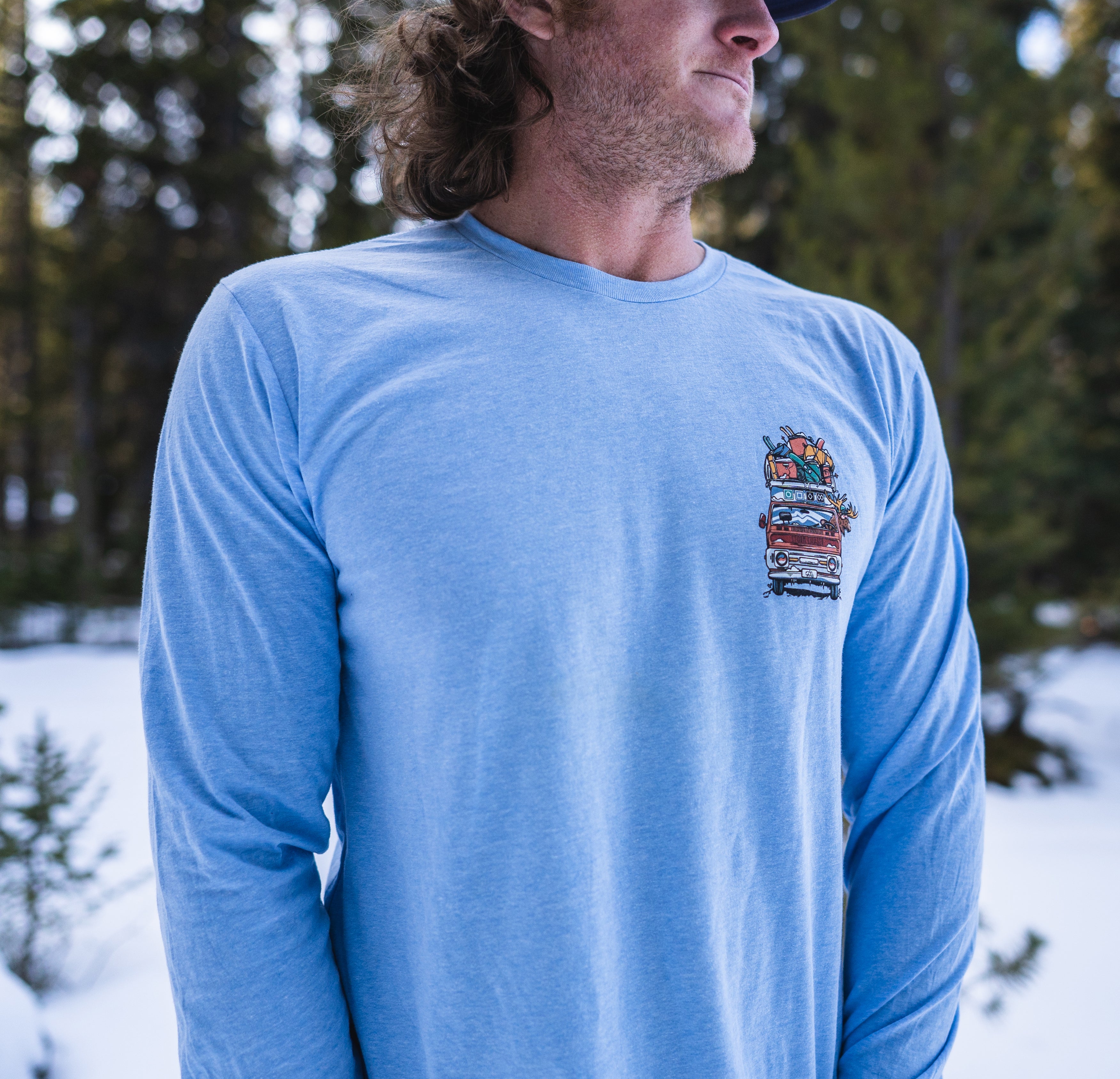 Storm Chaser Moose Long Sleeve T-Shirt