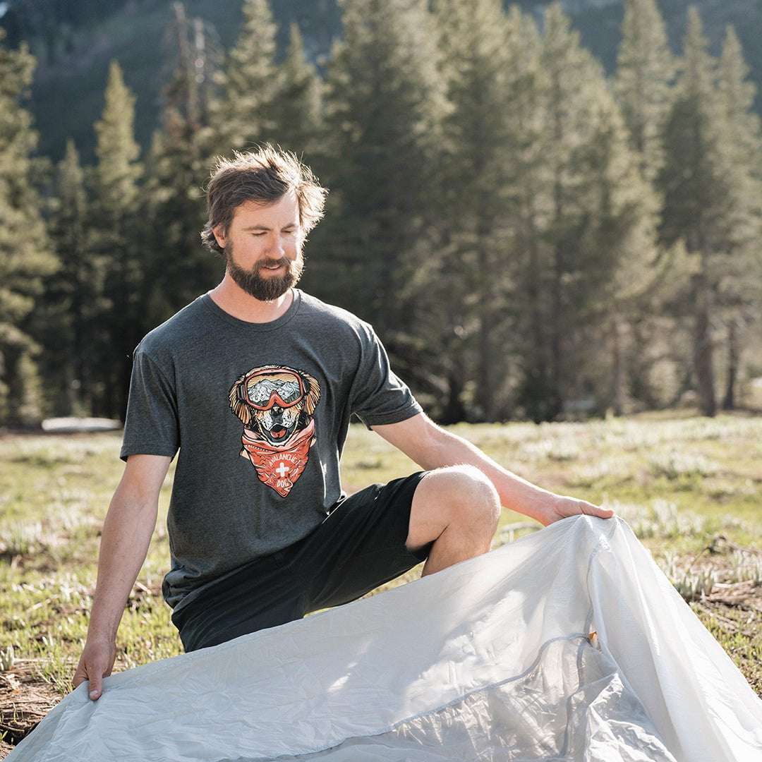 Maximus the Avalanche Dog T-Shirt (Charcoal)