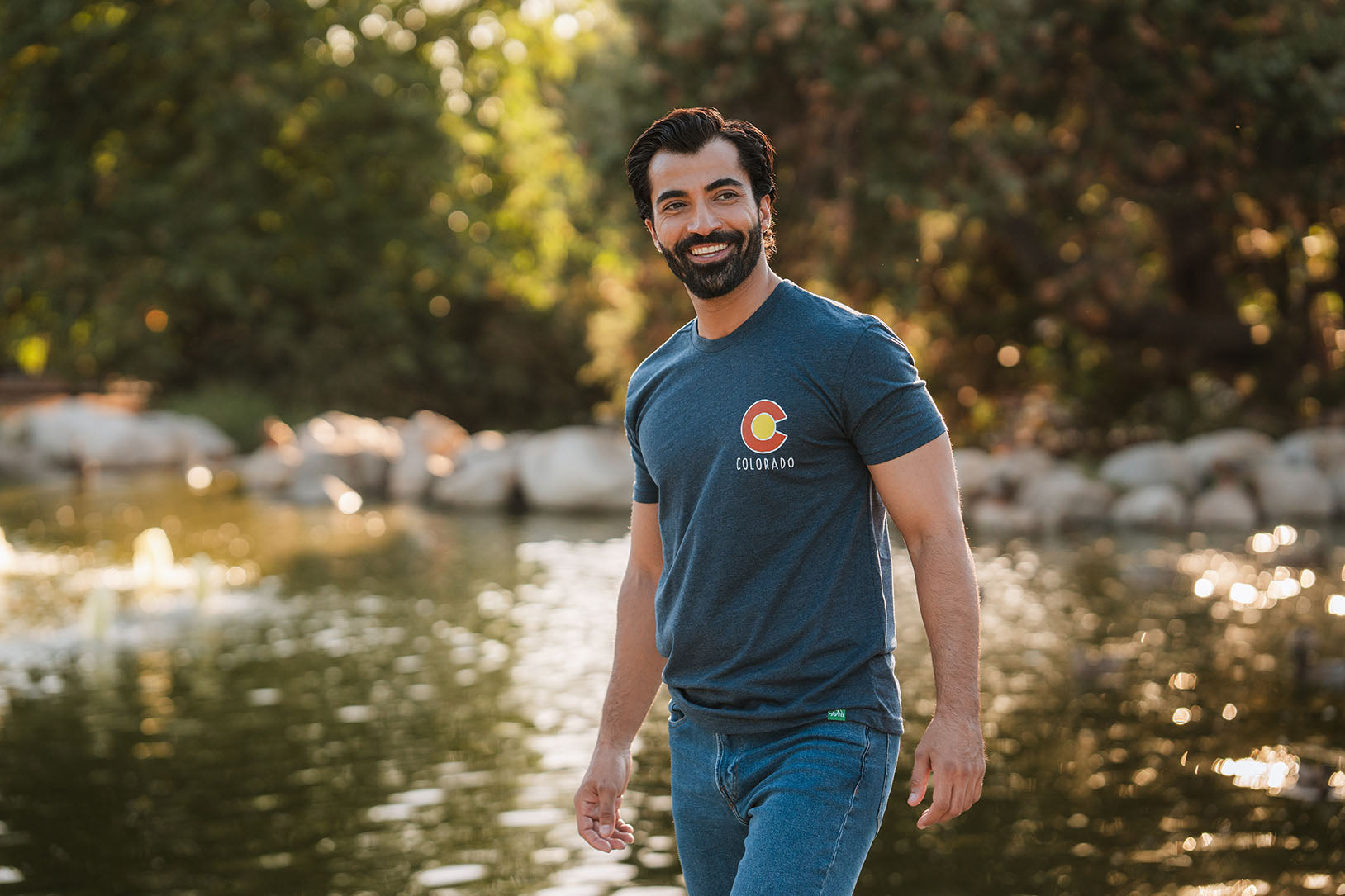 Colorado Topo Map T-Shirt