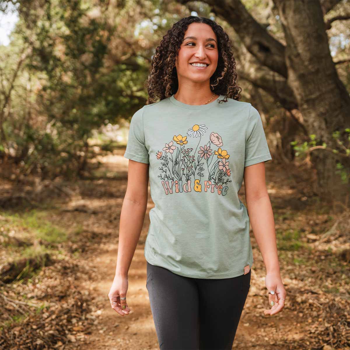 Wild and Free Flowers Women's Relaxed T-Shirt