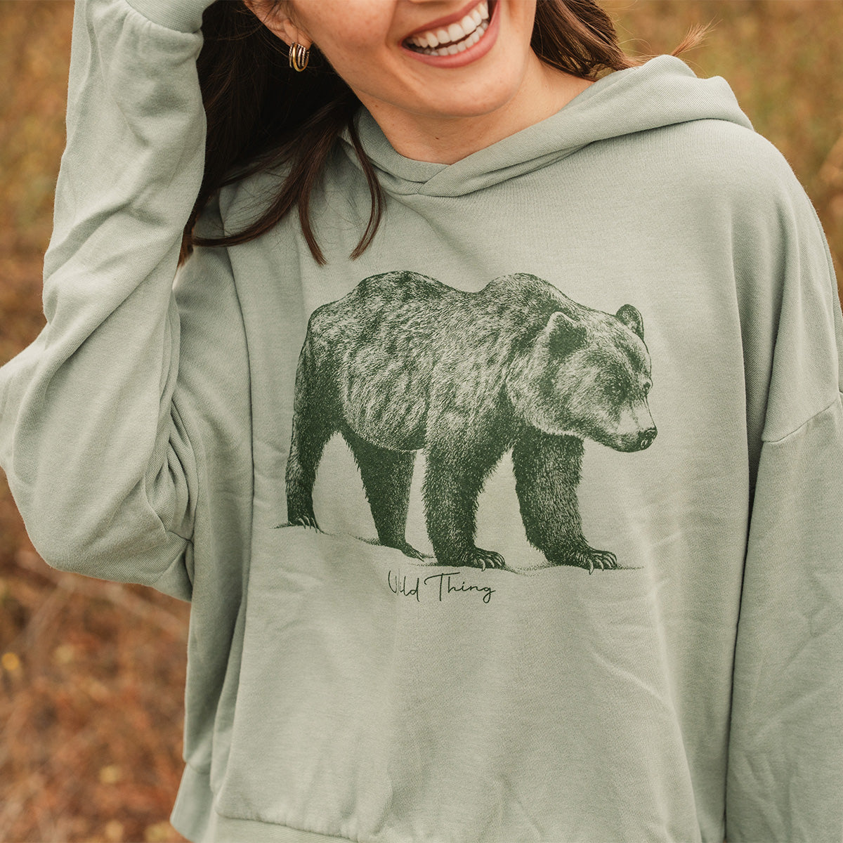 Wild Thing Women's Hip Height Hoodie