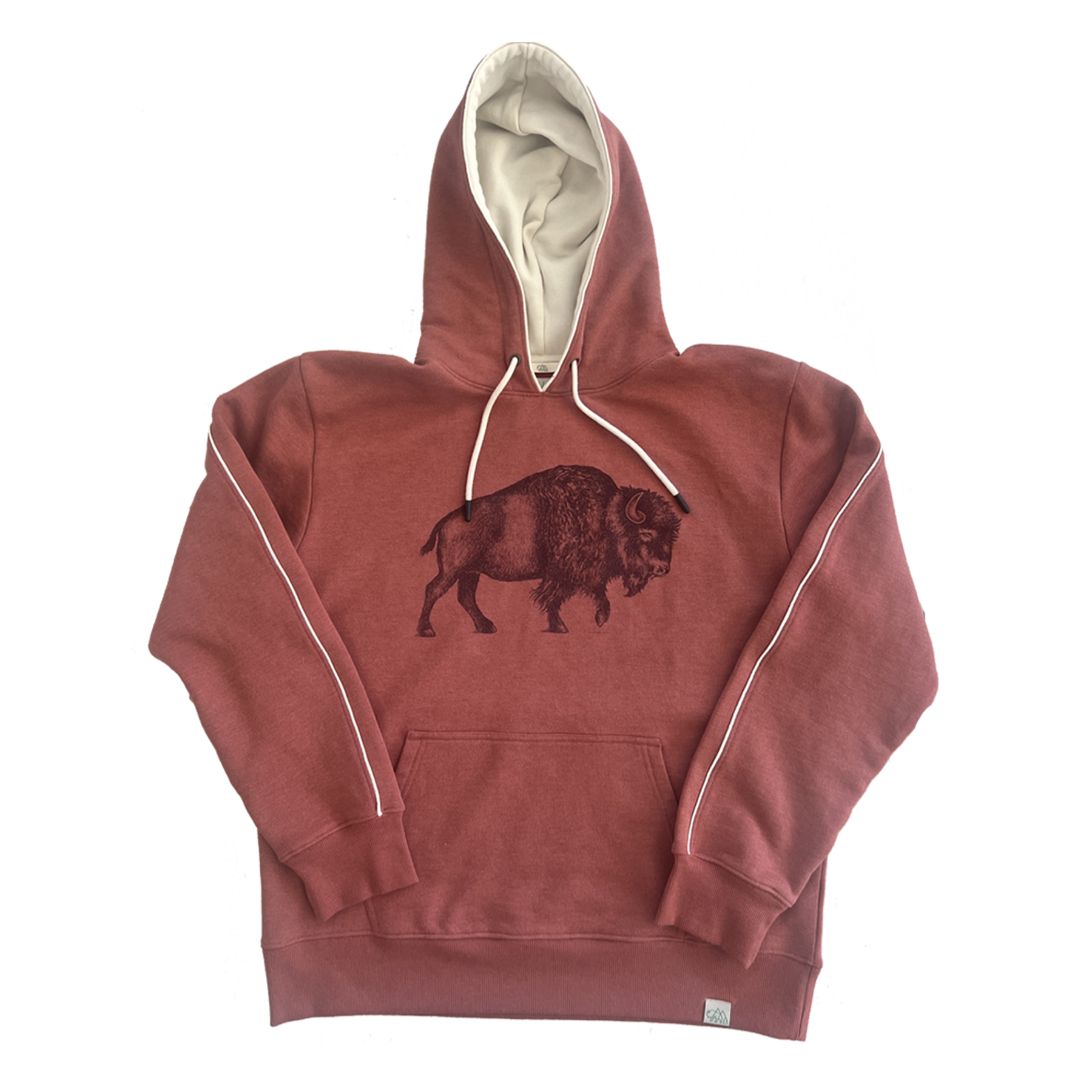 Bison Sketch Sustainable Hoodie | Wild Tribute