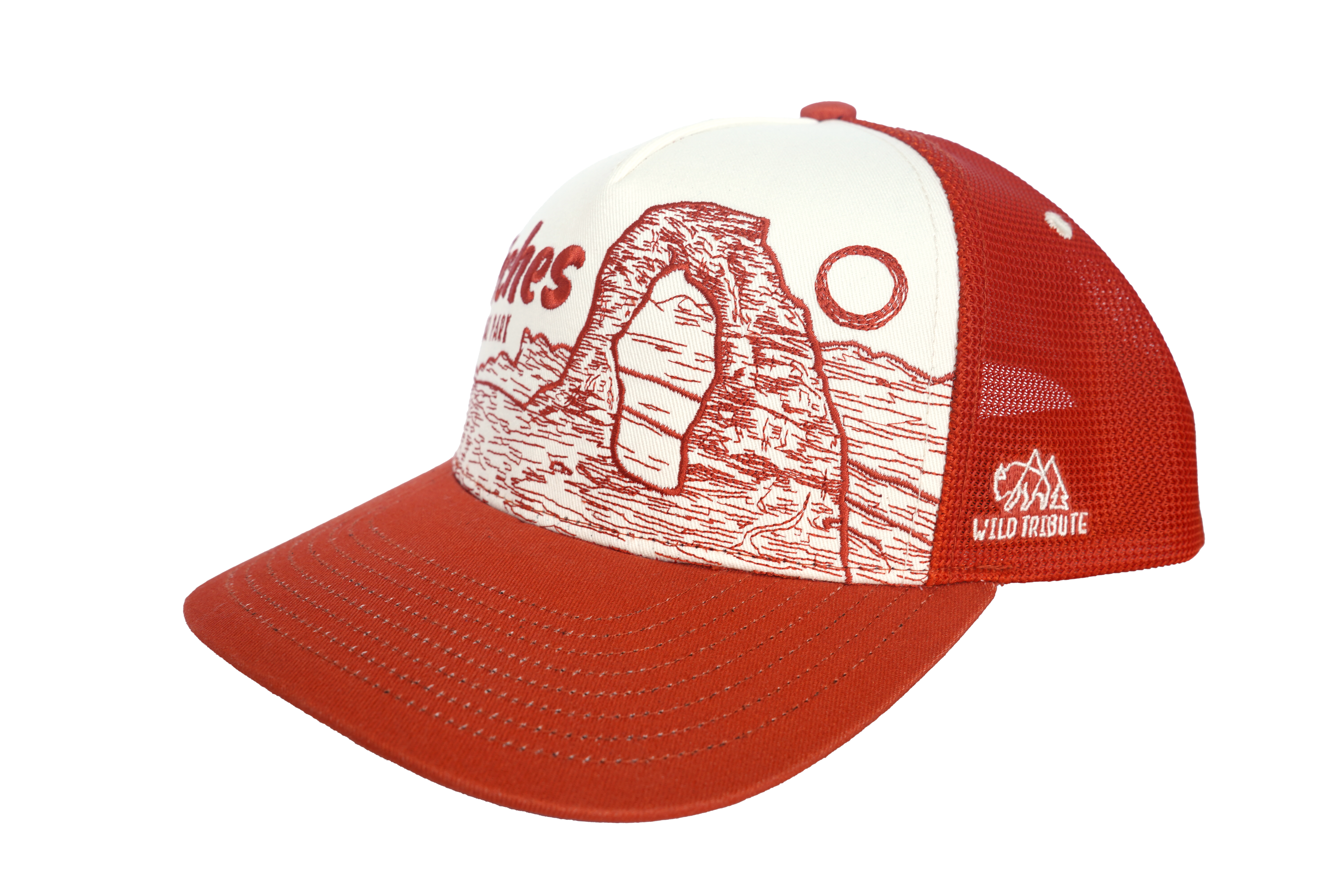 Delicate Arch Sketch 5 Panel Trucker Hat