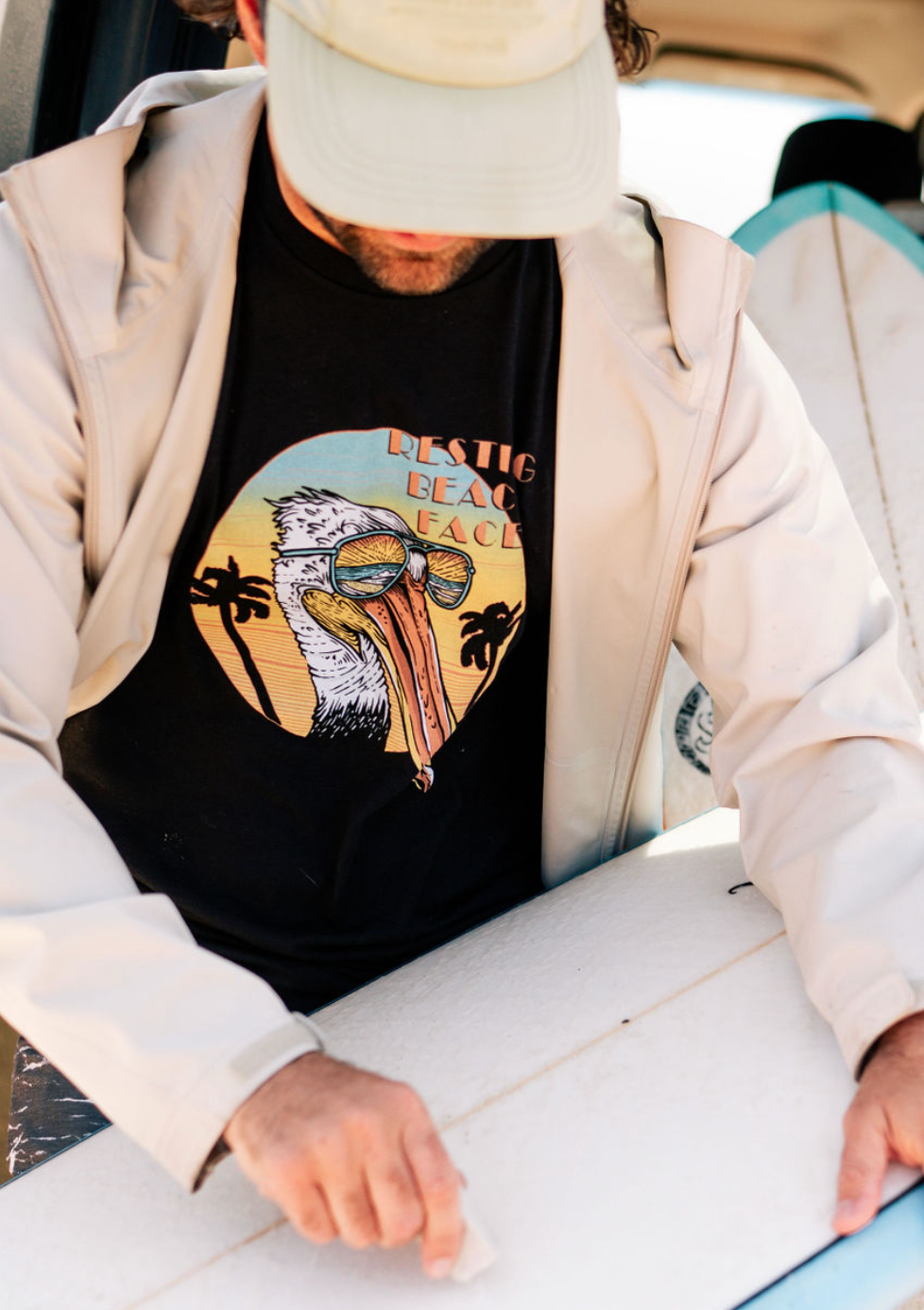 Resting Beach Face T-Shirt