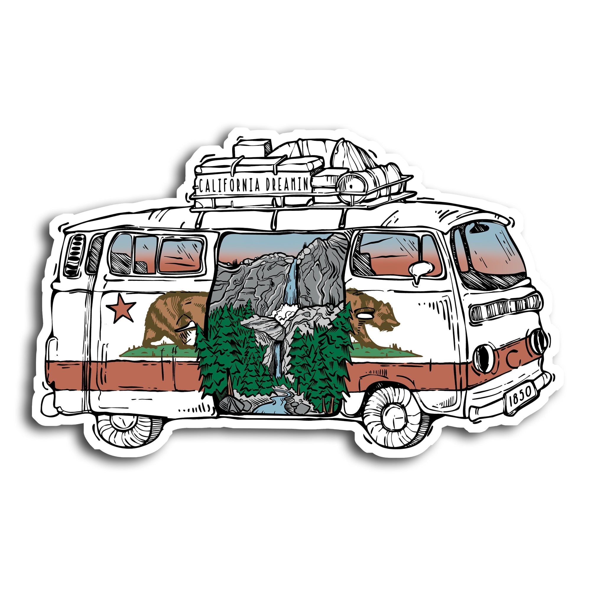 California Road Trip Sticker