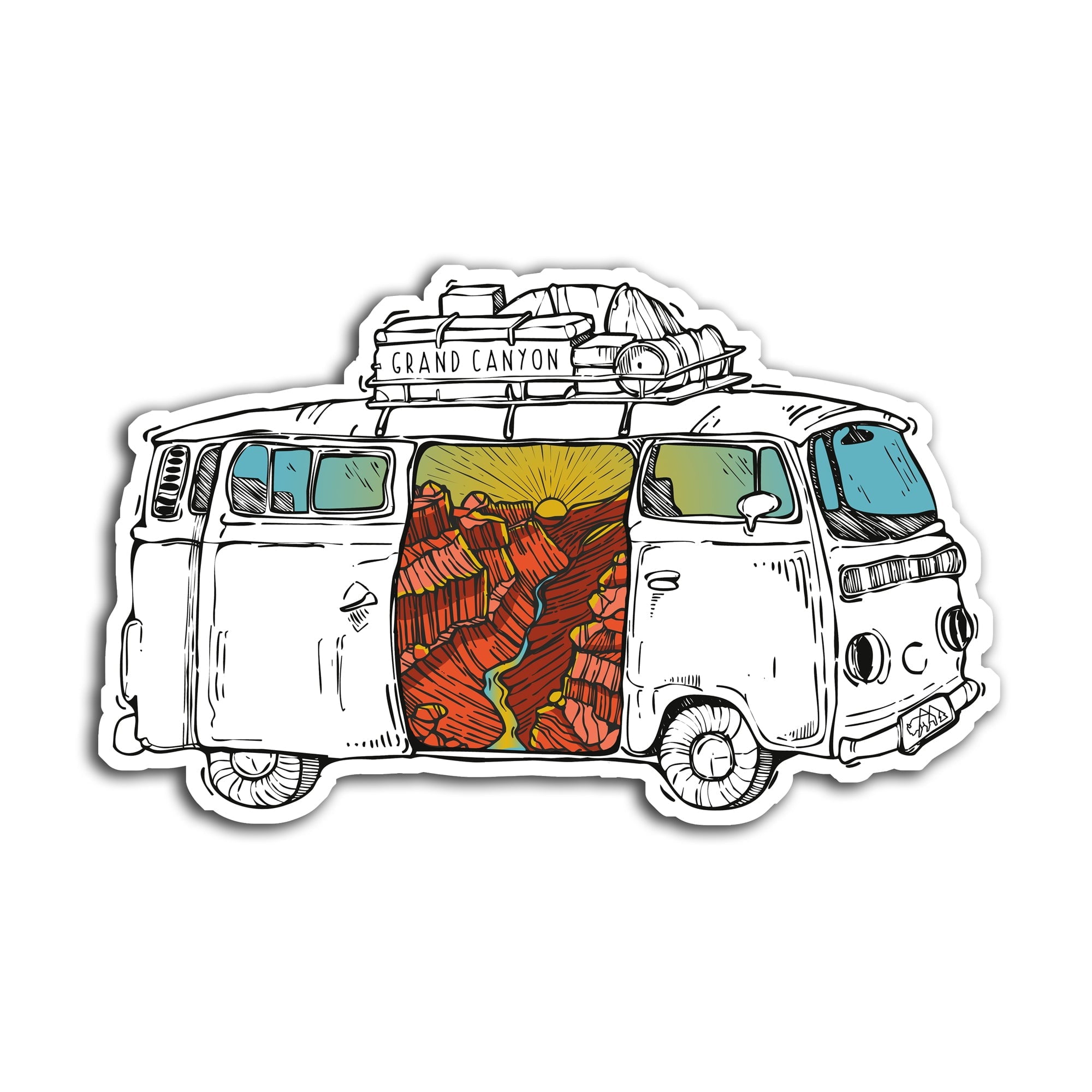 Grand Canyon Road Trip Sticker