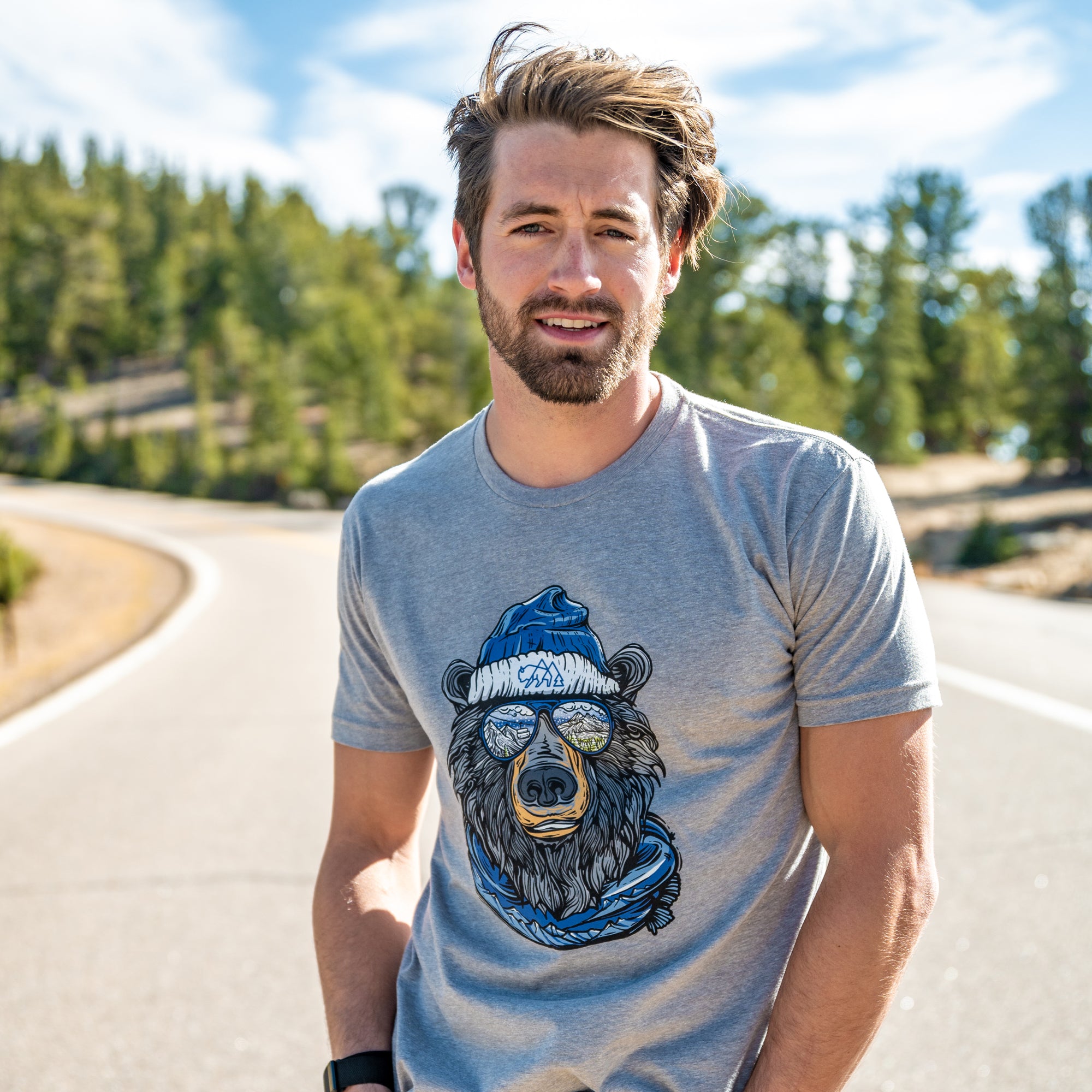 Miami Vice Winter Bear T-Shirt