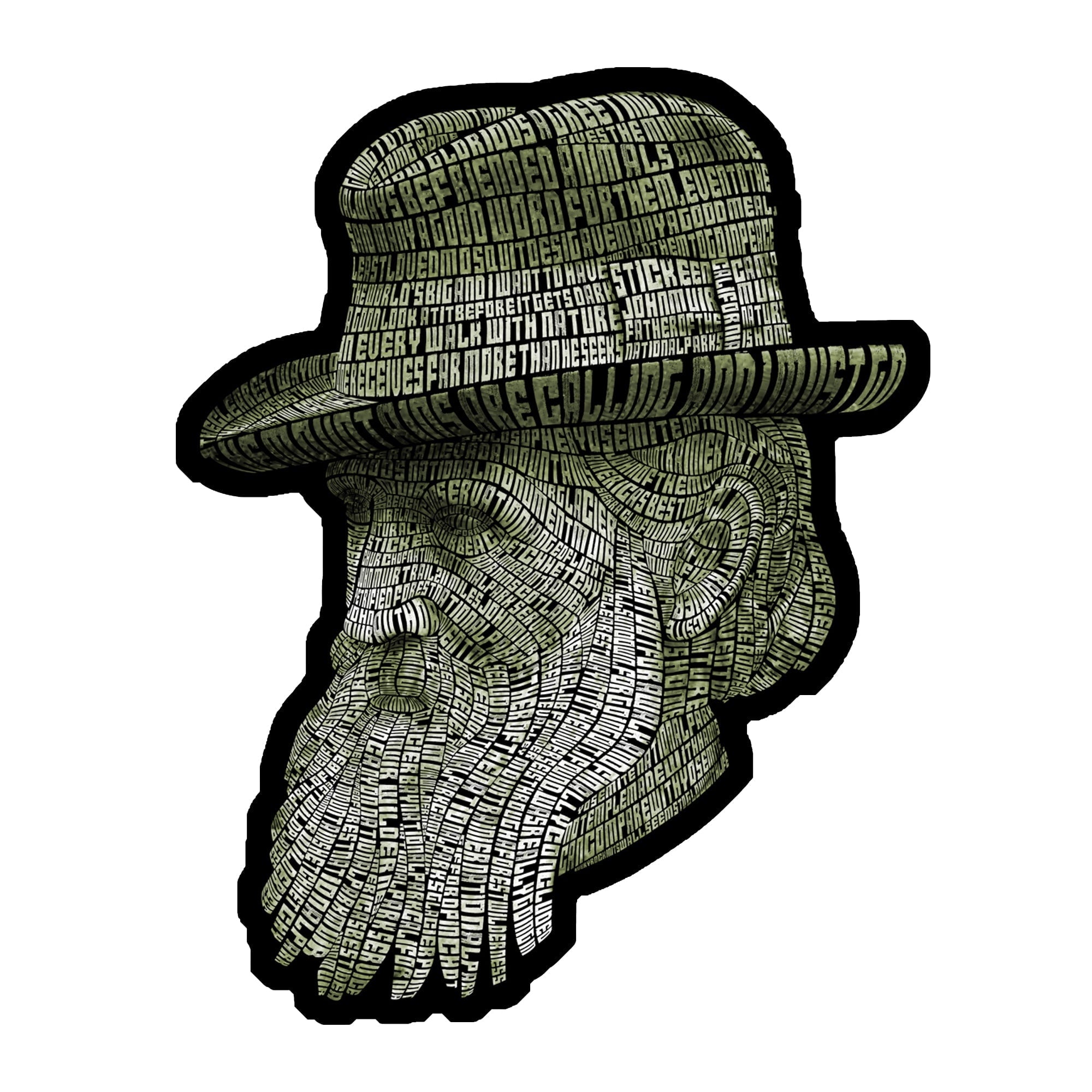 John Muir Sticker