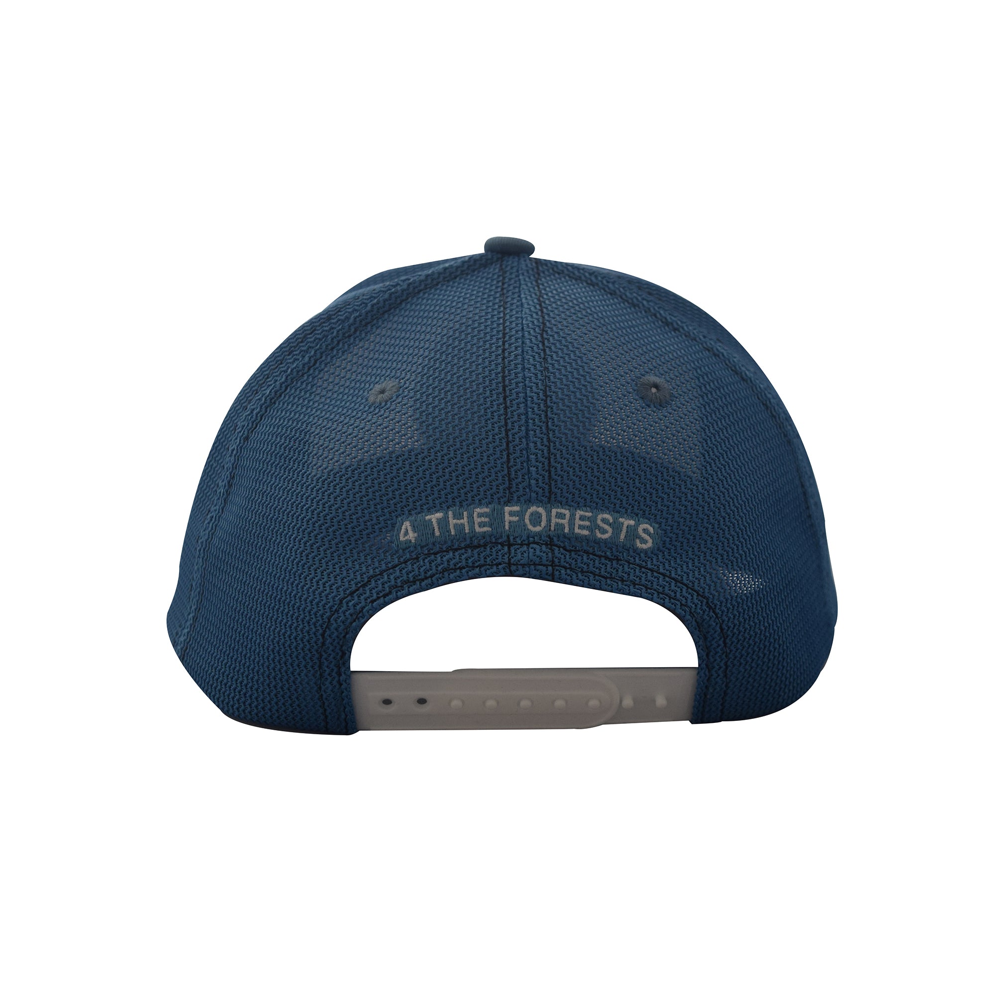 Smokey Vintage Bear Hat - Rust/Sky Blue