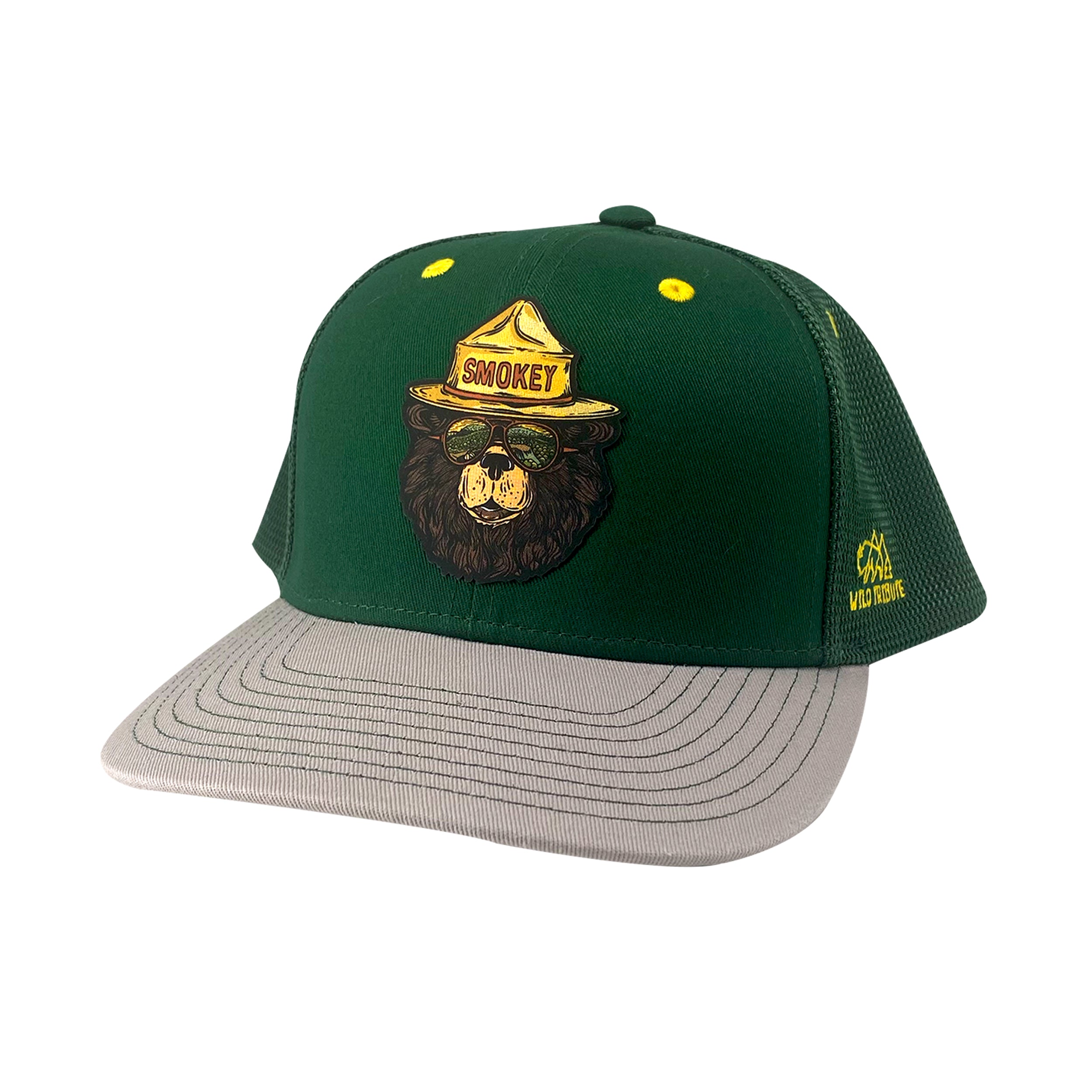 Smokey Groovy Bear Trucker Hat