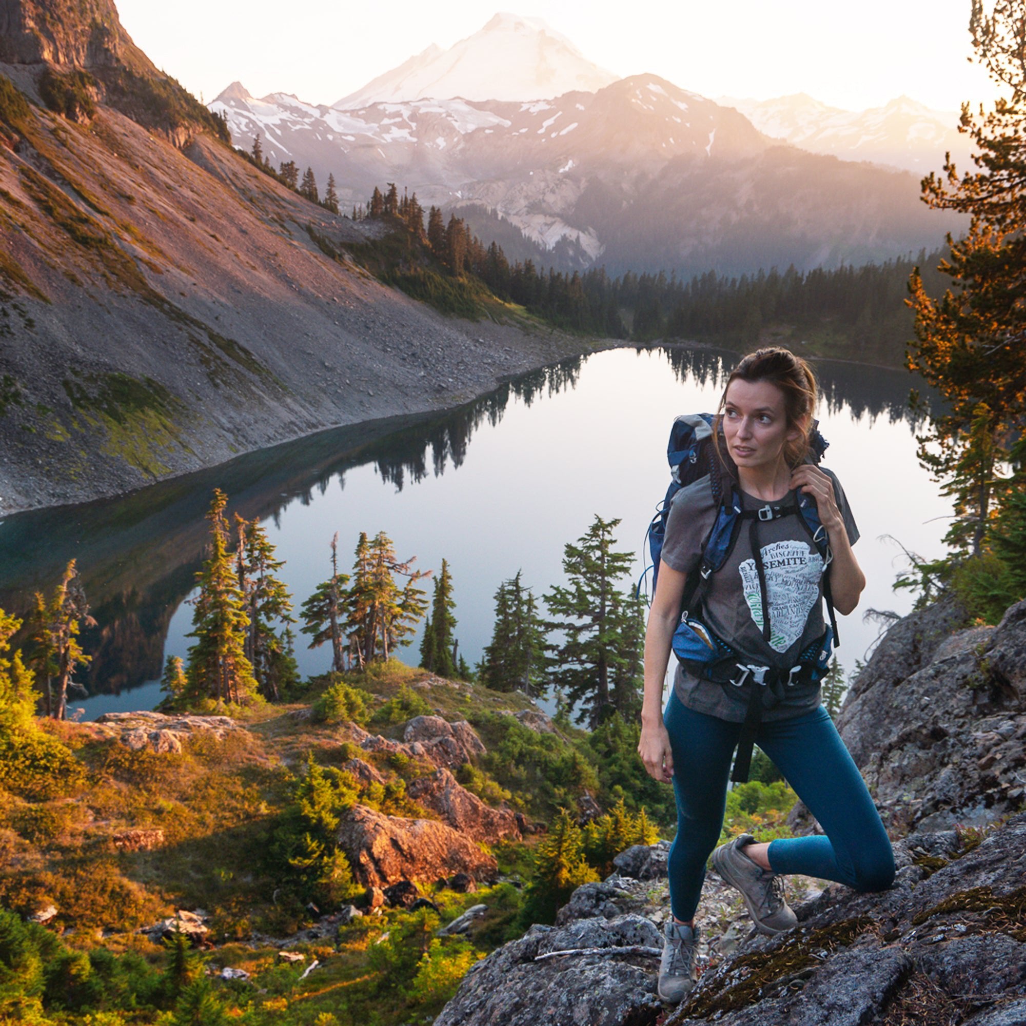 Women's National Park Arrowhead Fitted T-Shirt