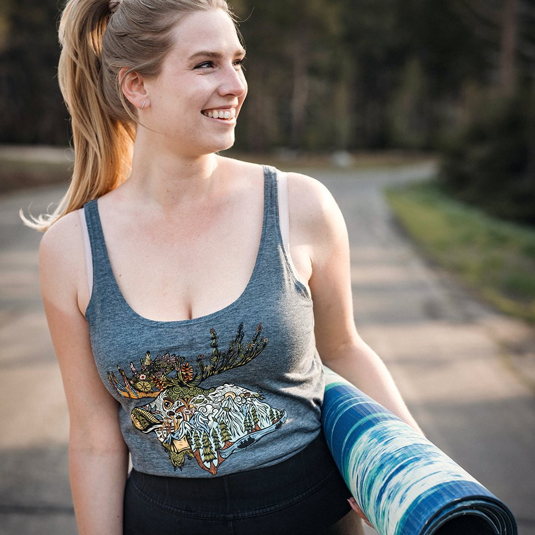 Boho Moose Women's Scoop Tank