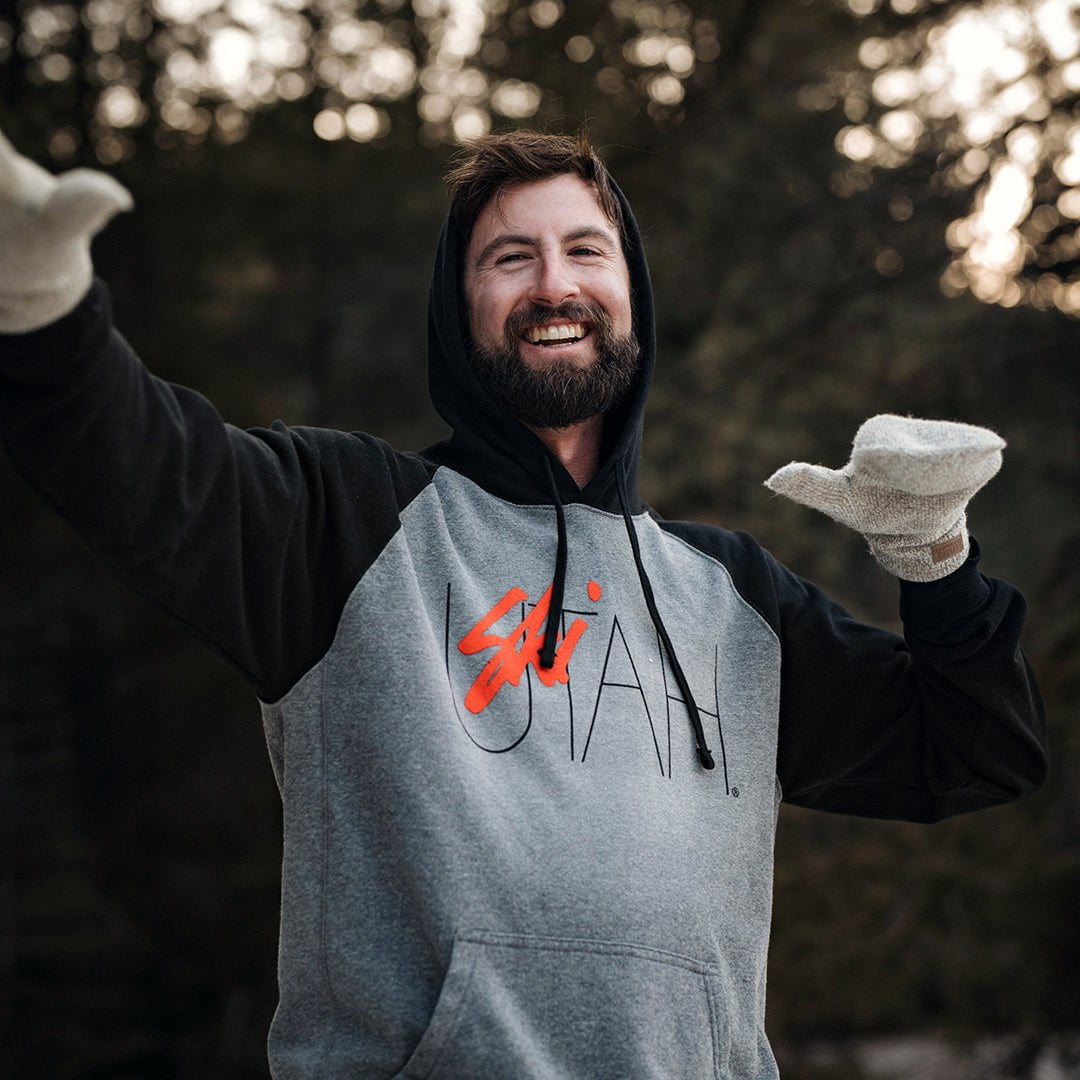 Ski Utah Vintage Hoodie