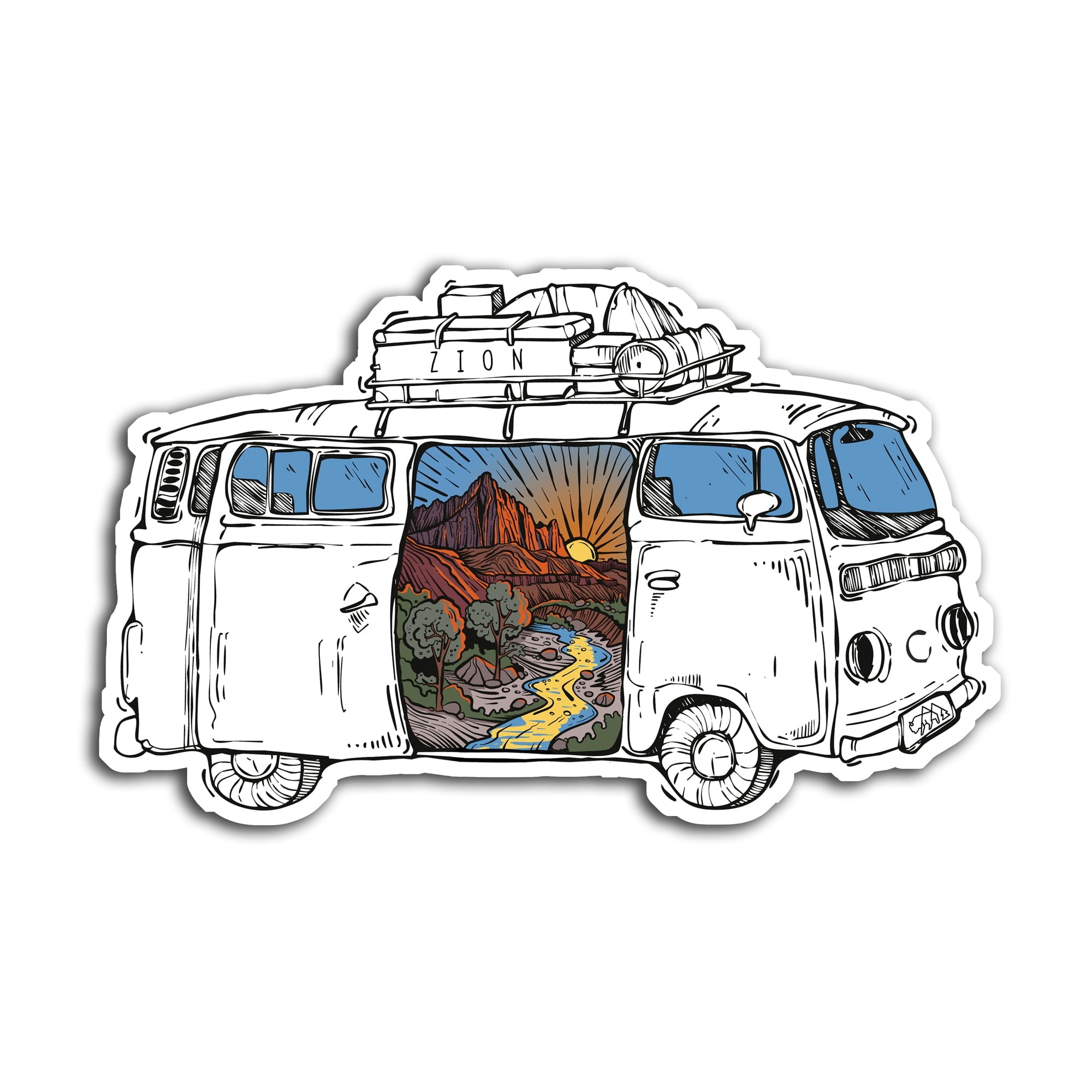 Zion Road Trip Sticker