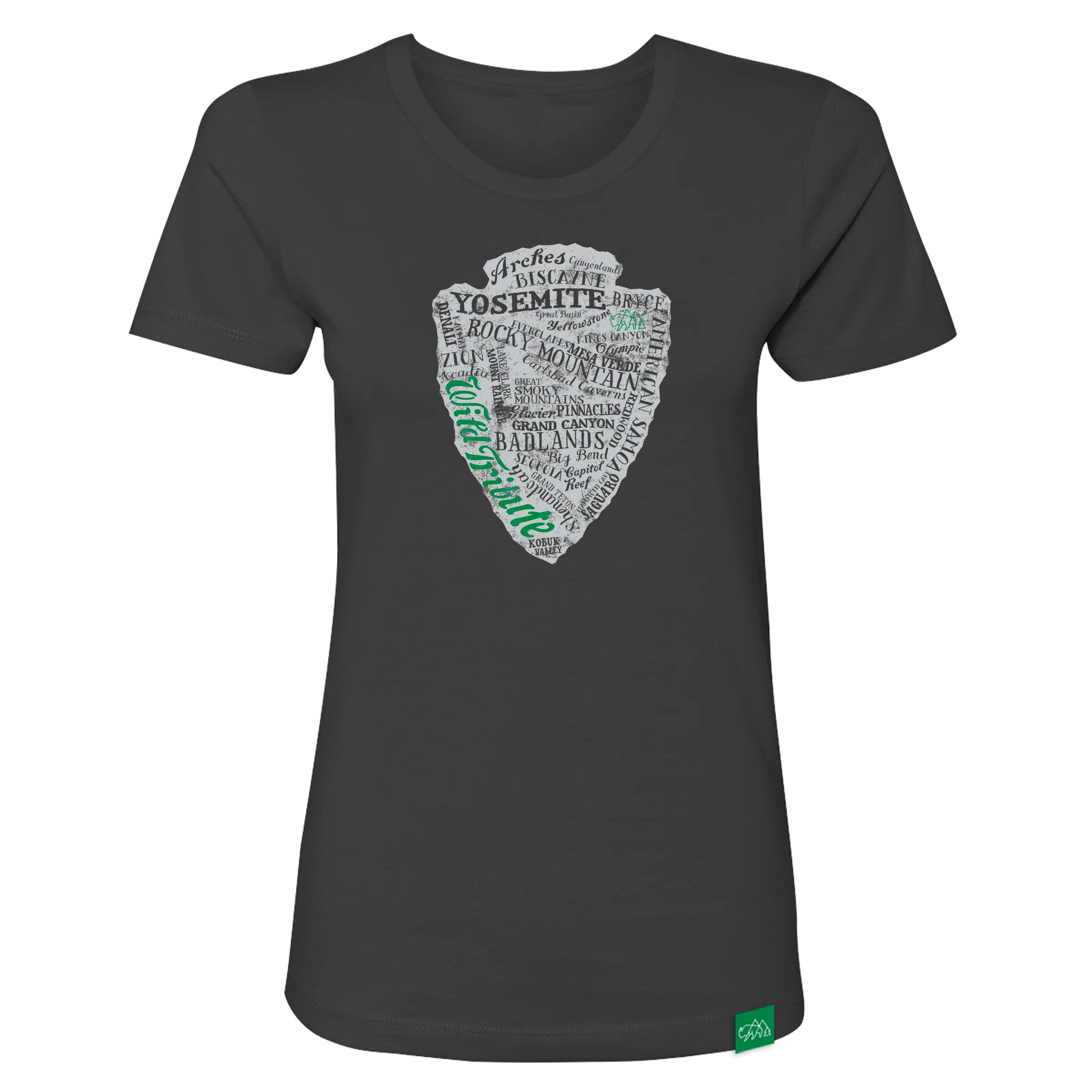 Women's National Park Arrowhead Fitted T-Shirt