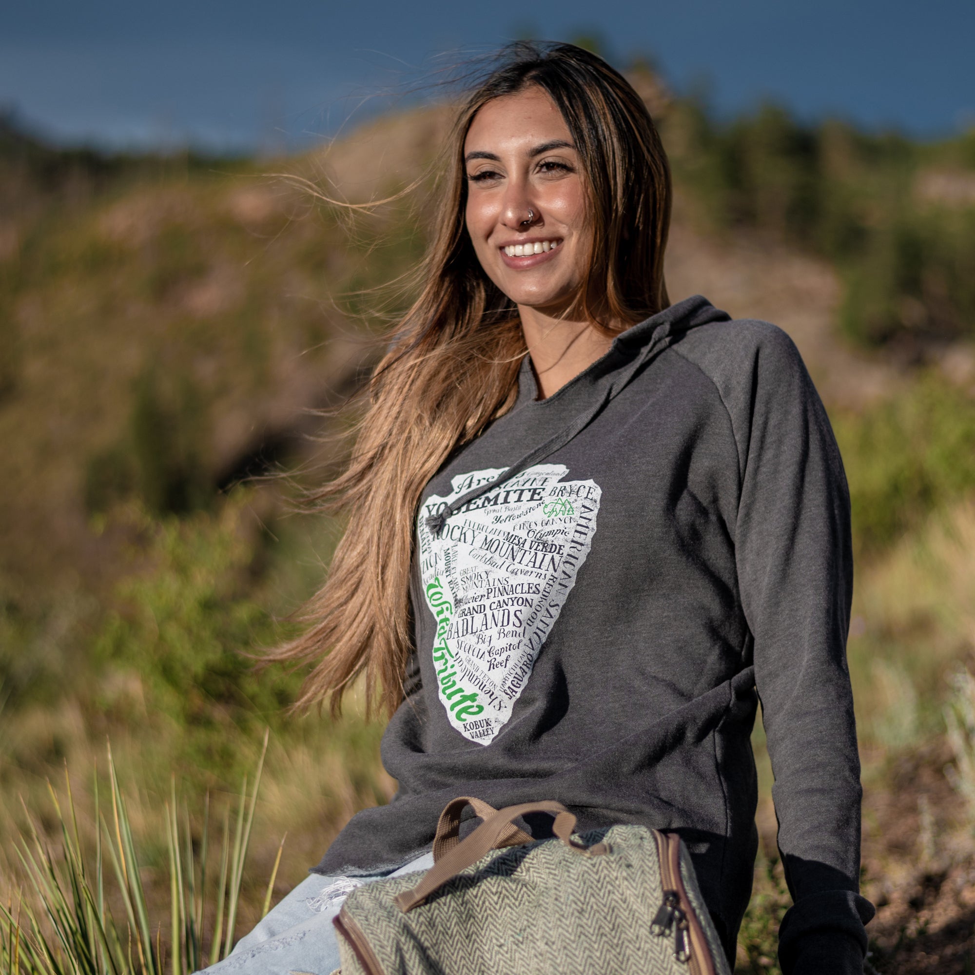 National Park Arrowhead Women's Cut Hoodie
